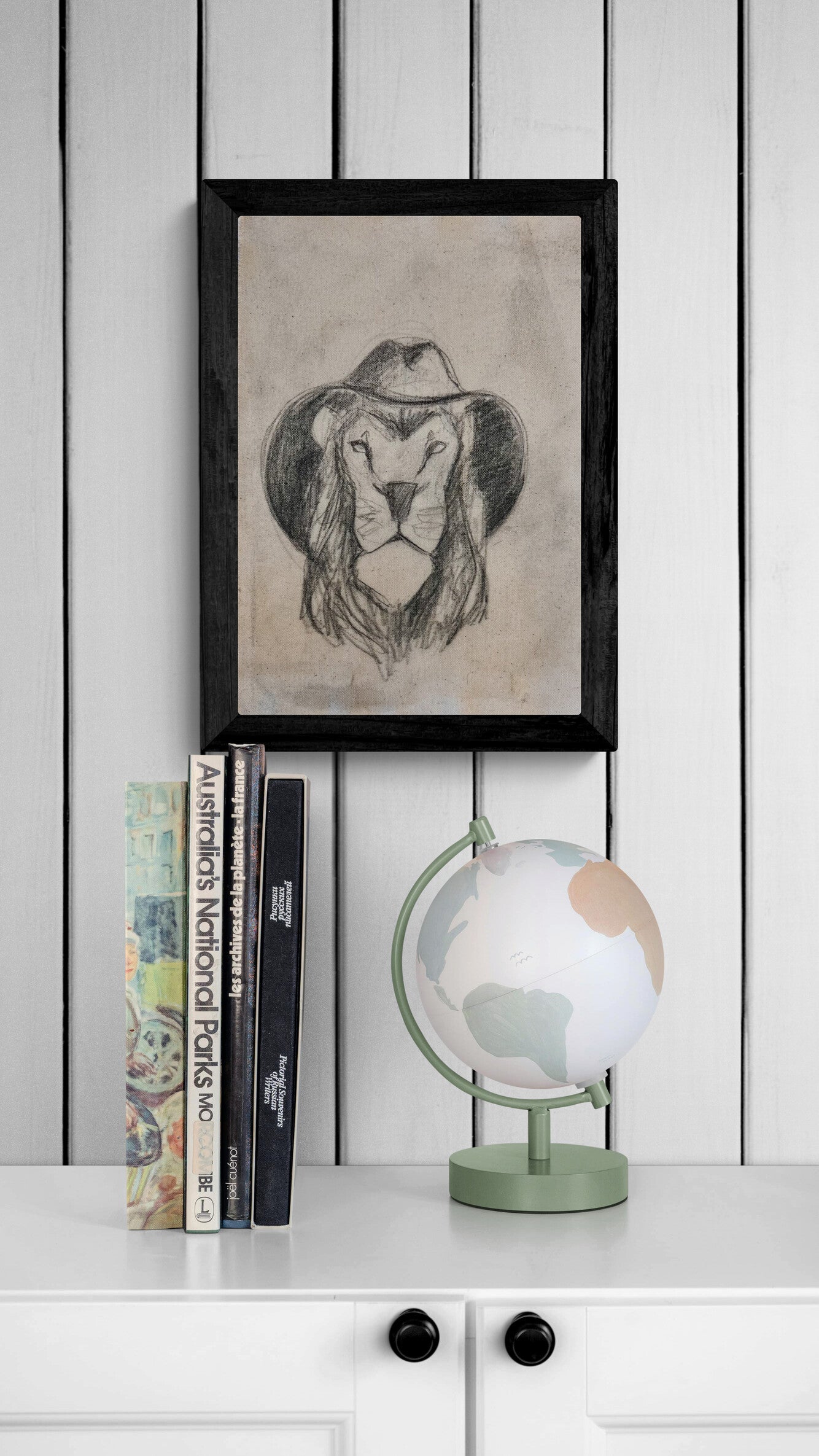 Walk Slow / Cowboy Lion Sketch / Sunday Collection / September 2025