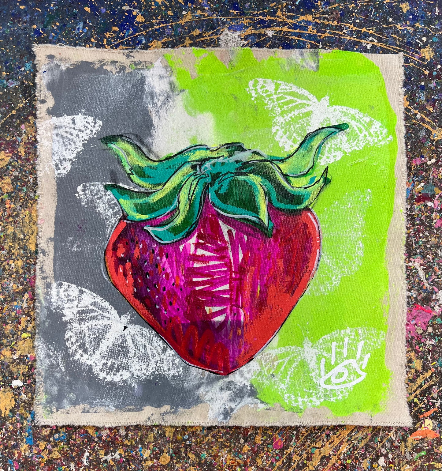 Life is good / strawberry sketch / September 2023