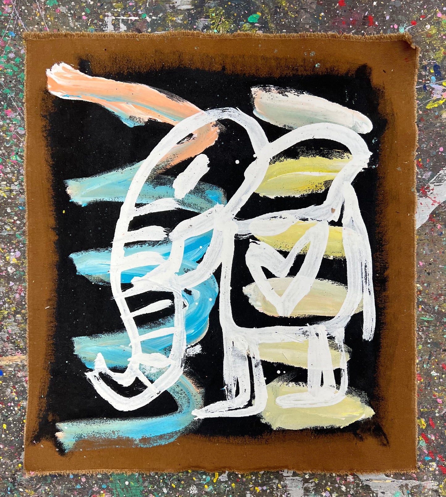 Happy / Abstract Cave Elephant / November 2023