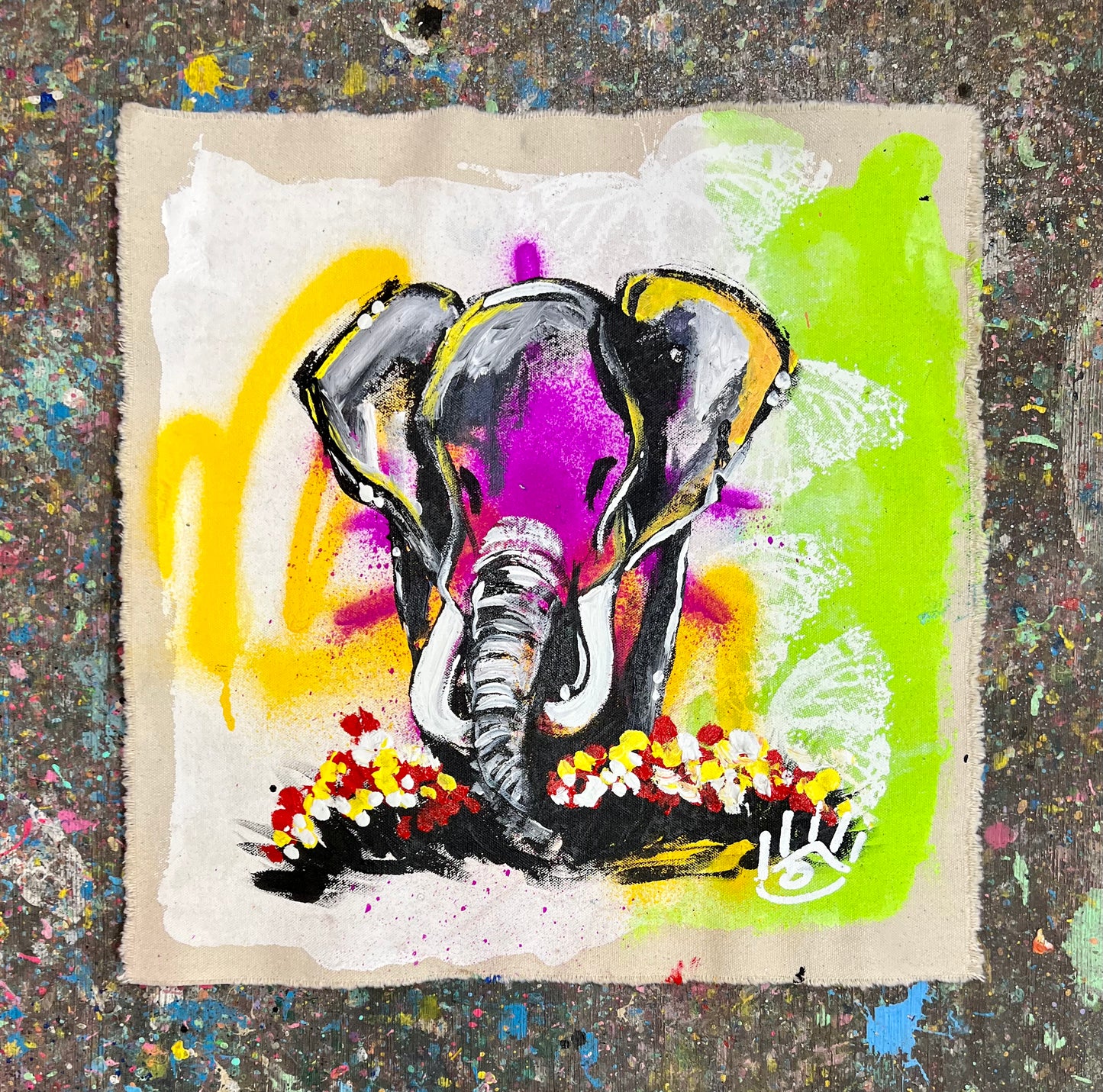 One Day at a Time / Floral Elephant / November 2023