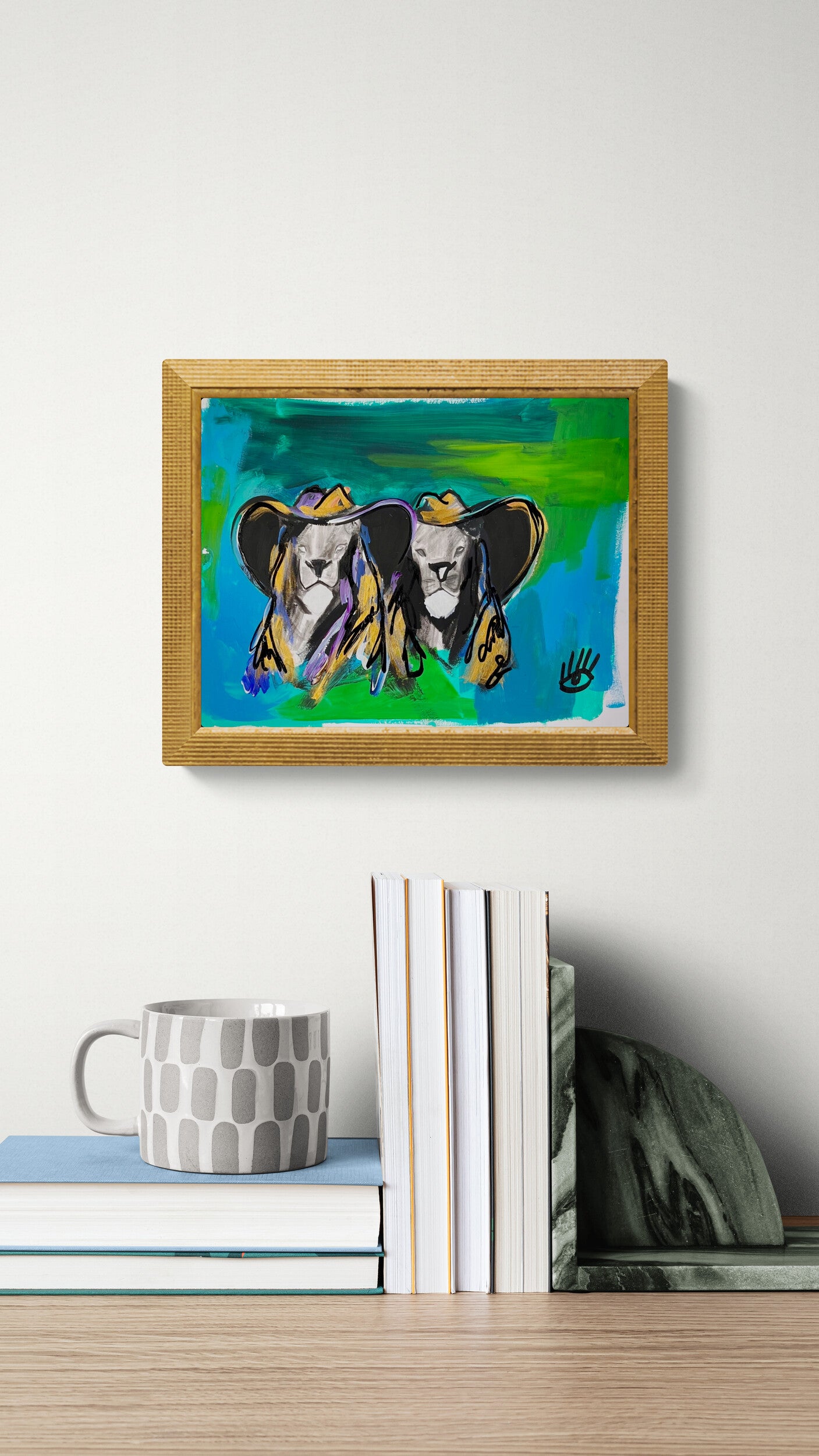 Cowboy Lions Sketch / Archival Paper / Sunday Collection / October 2025
