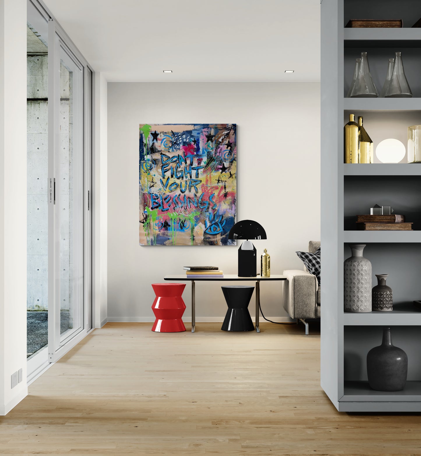 Don’t Fight Blessings / Abstract Mantra / Featured Originals / November 2025