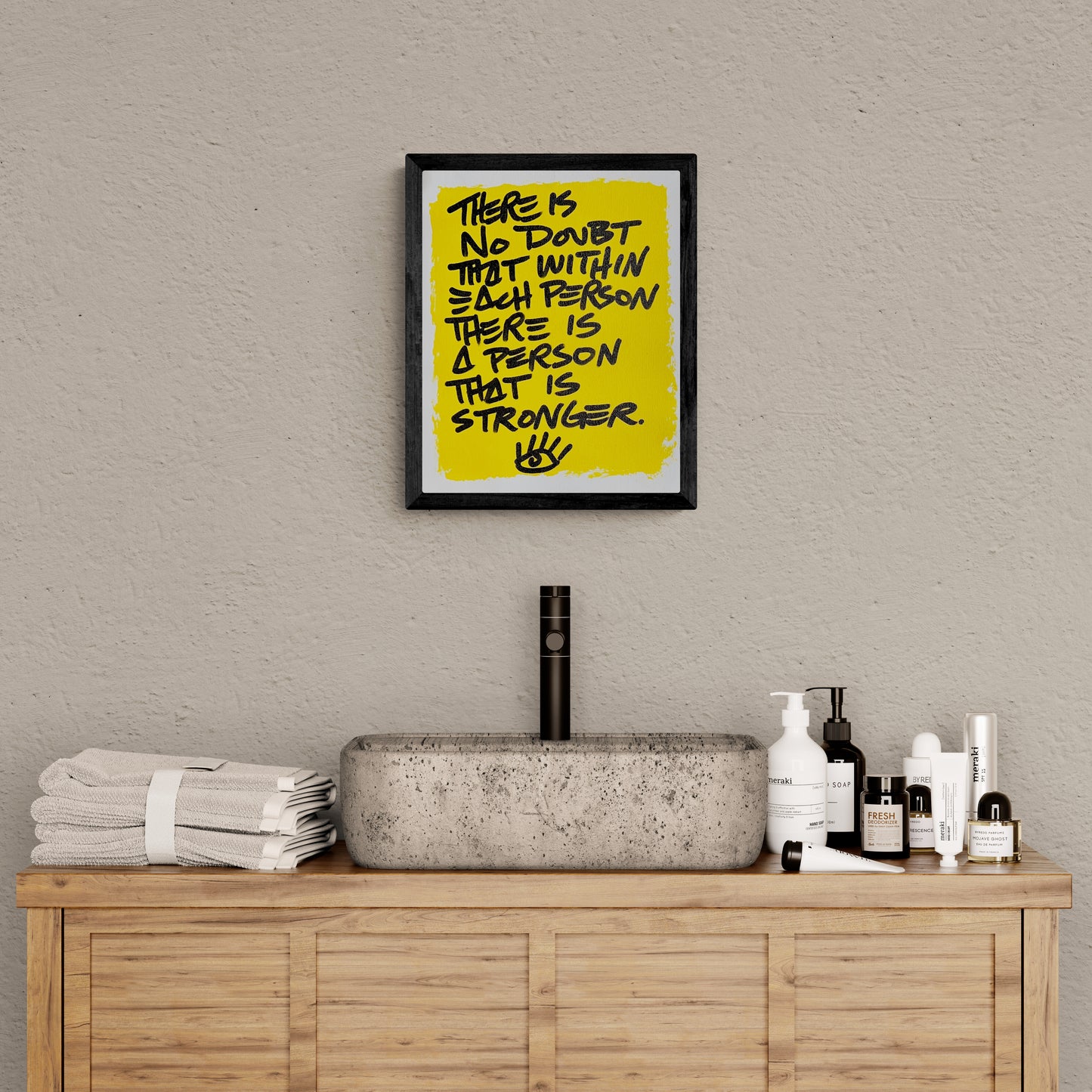 Person Stronger / Black & Yellow Mantra 2 / September 2024