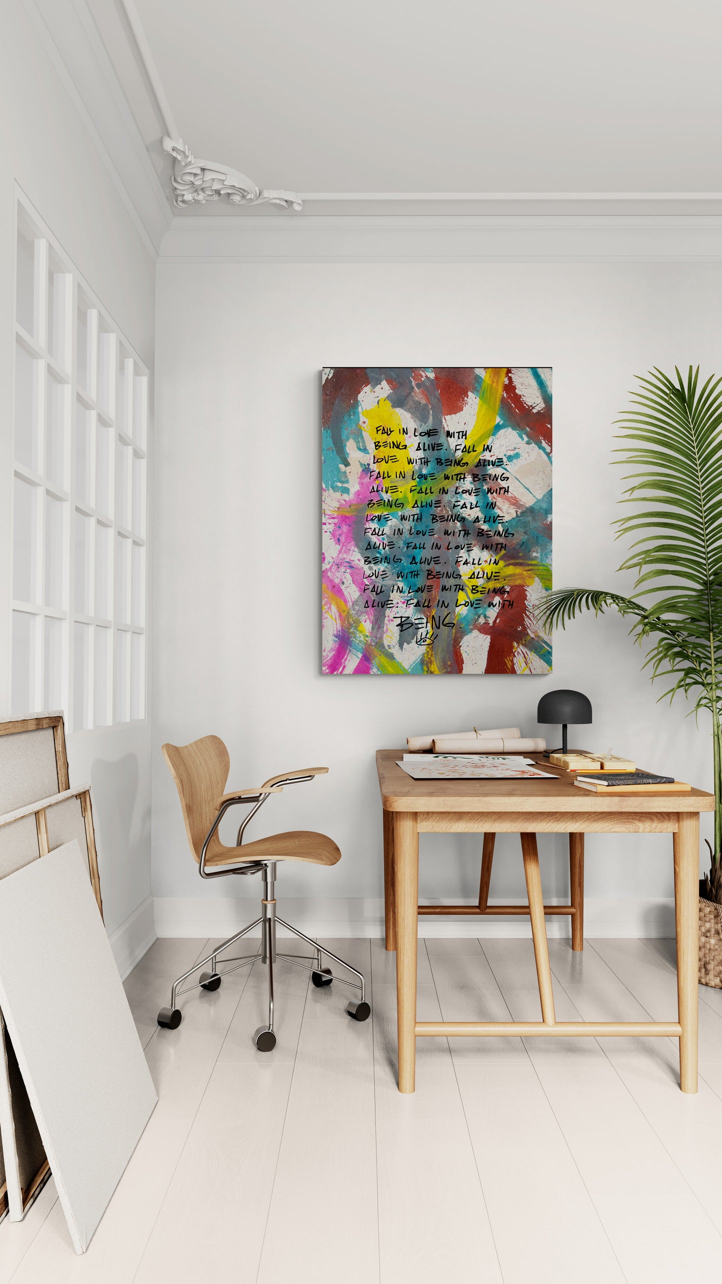 Fall In Love With Being Alive / Colorwash Mantra / Sunday Collection
