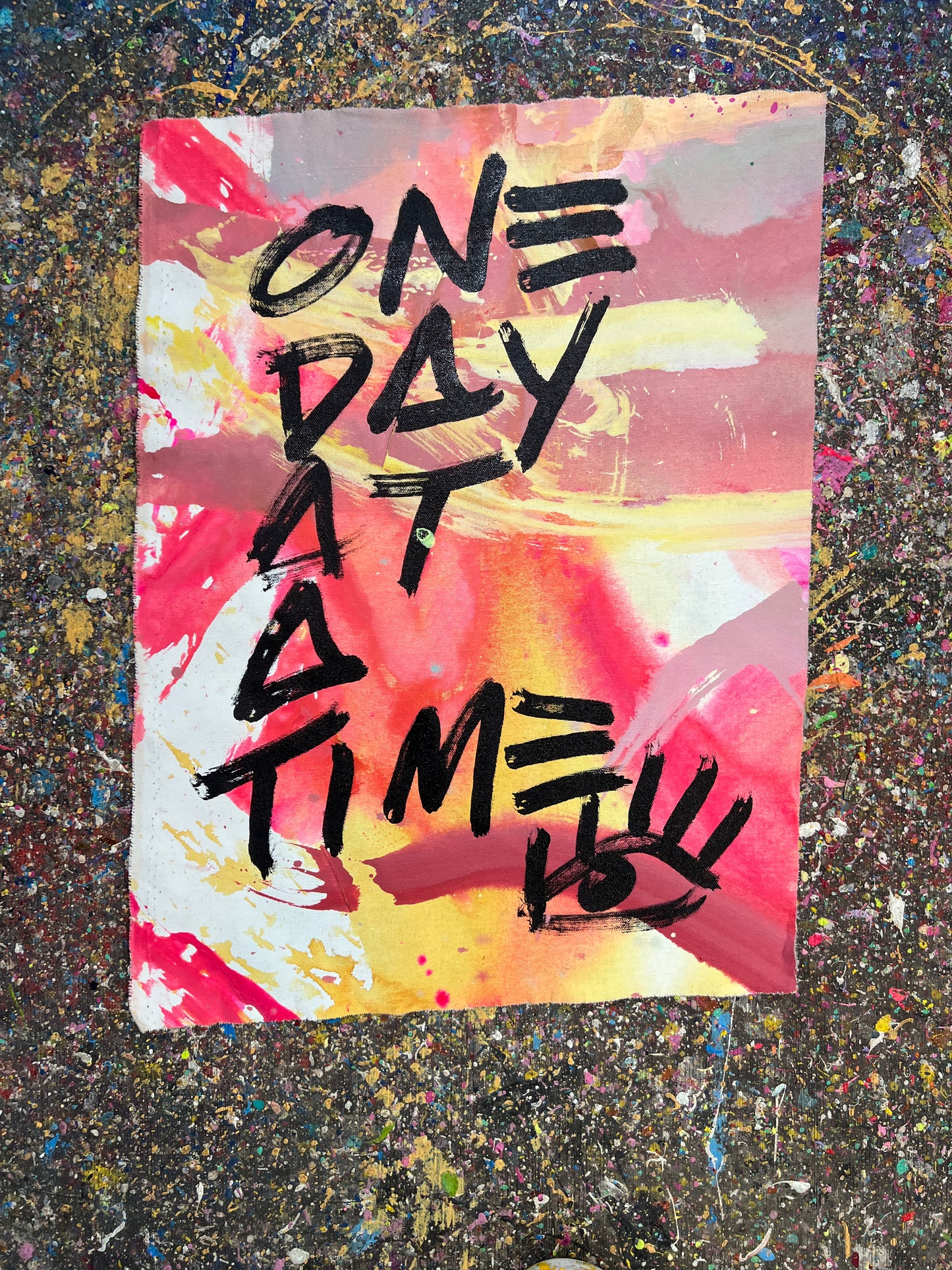 One day at a time / Abstract mantra / September 2023