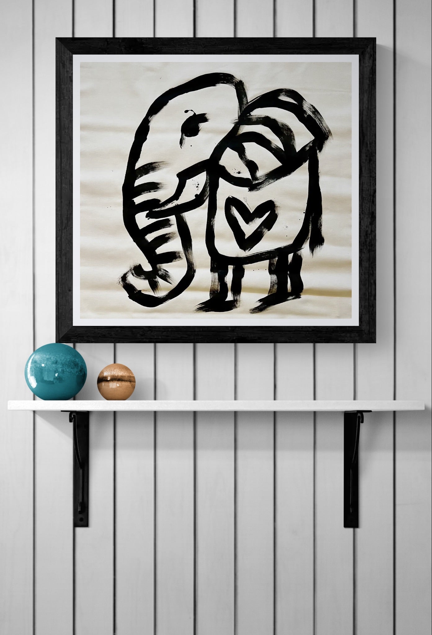 Black and White Cave Elephant / Farewell 2025 Collection