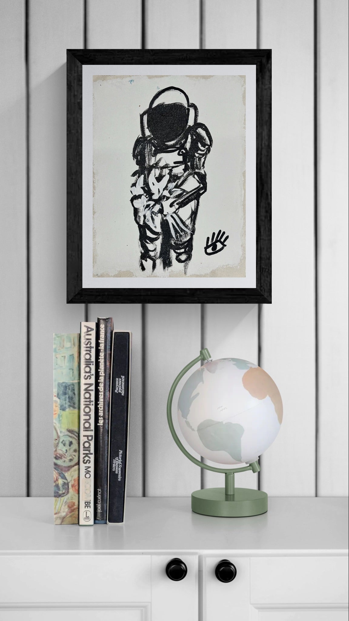 Black & White Astronaut Sketch / Wednesday Refresh / January 2026