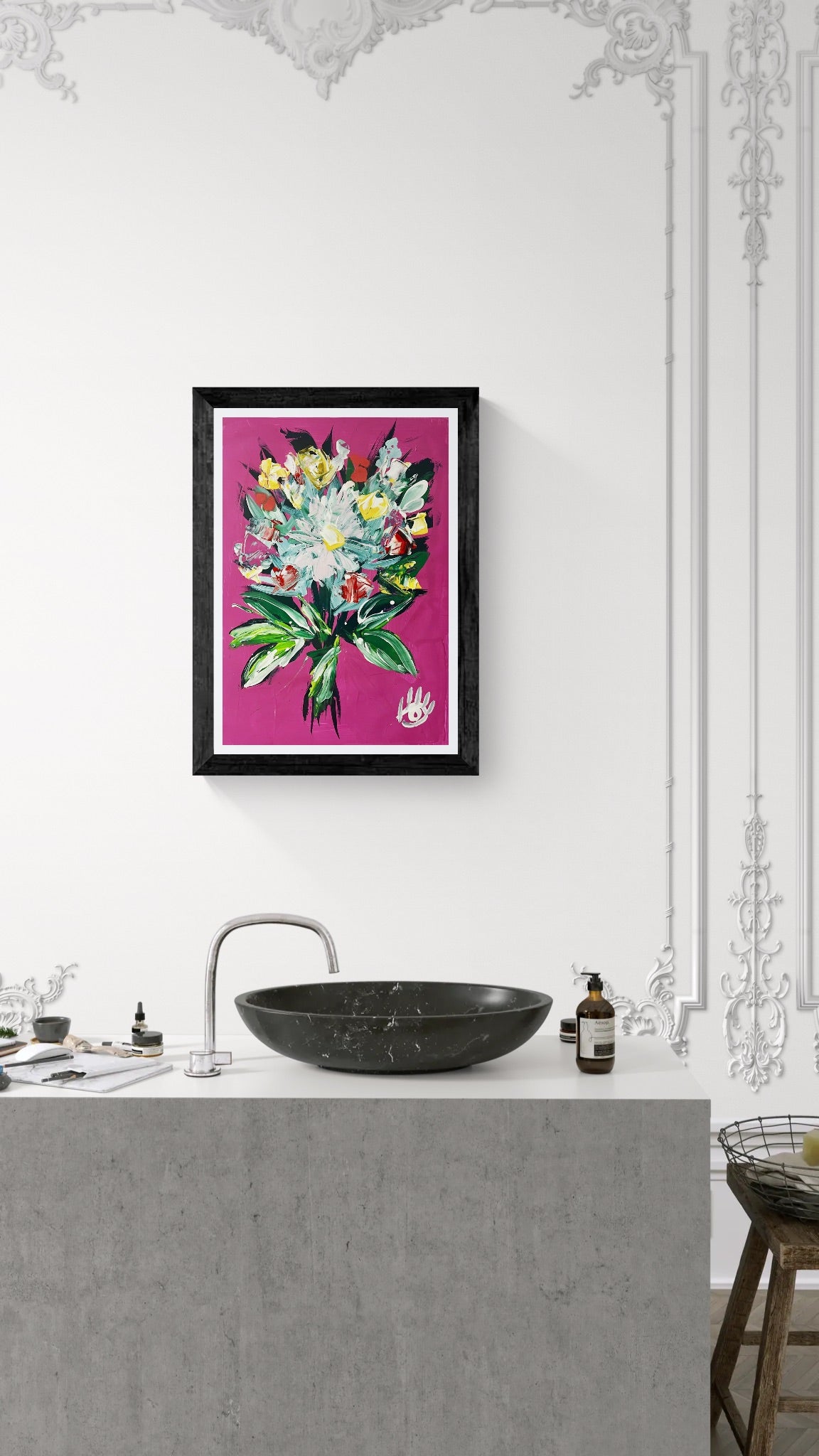 Giving Hands / Fuchsia / Archival Paper Bouquet / Sunday Collection / January 2026