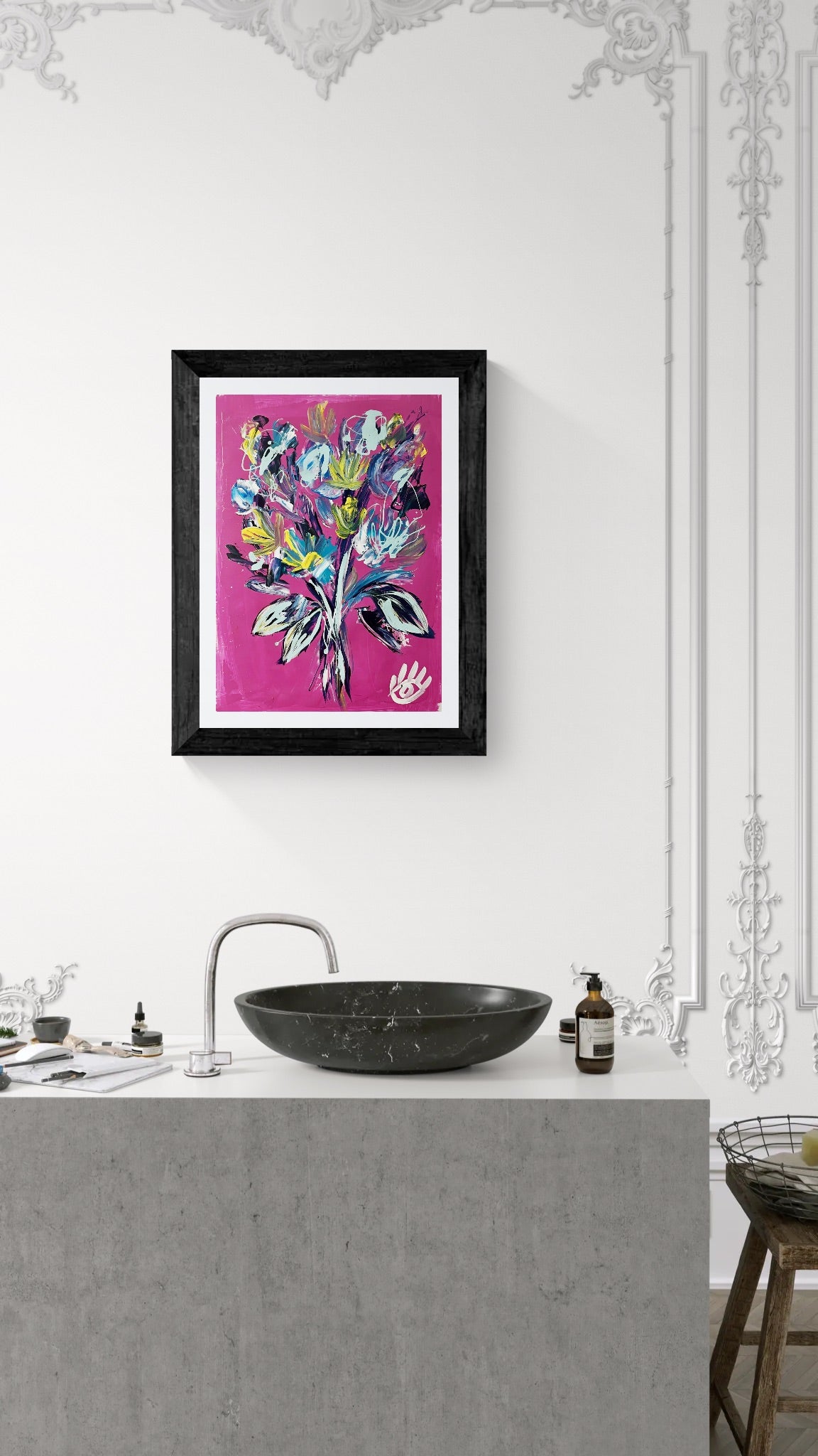 Gracious Through Gladness / Fuchsia / Archival Paper Bouquet / Sunday Collection / January 2026