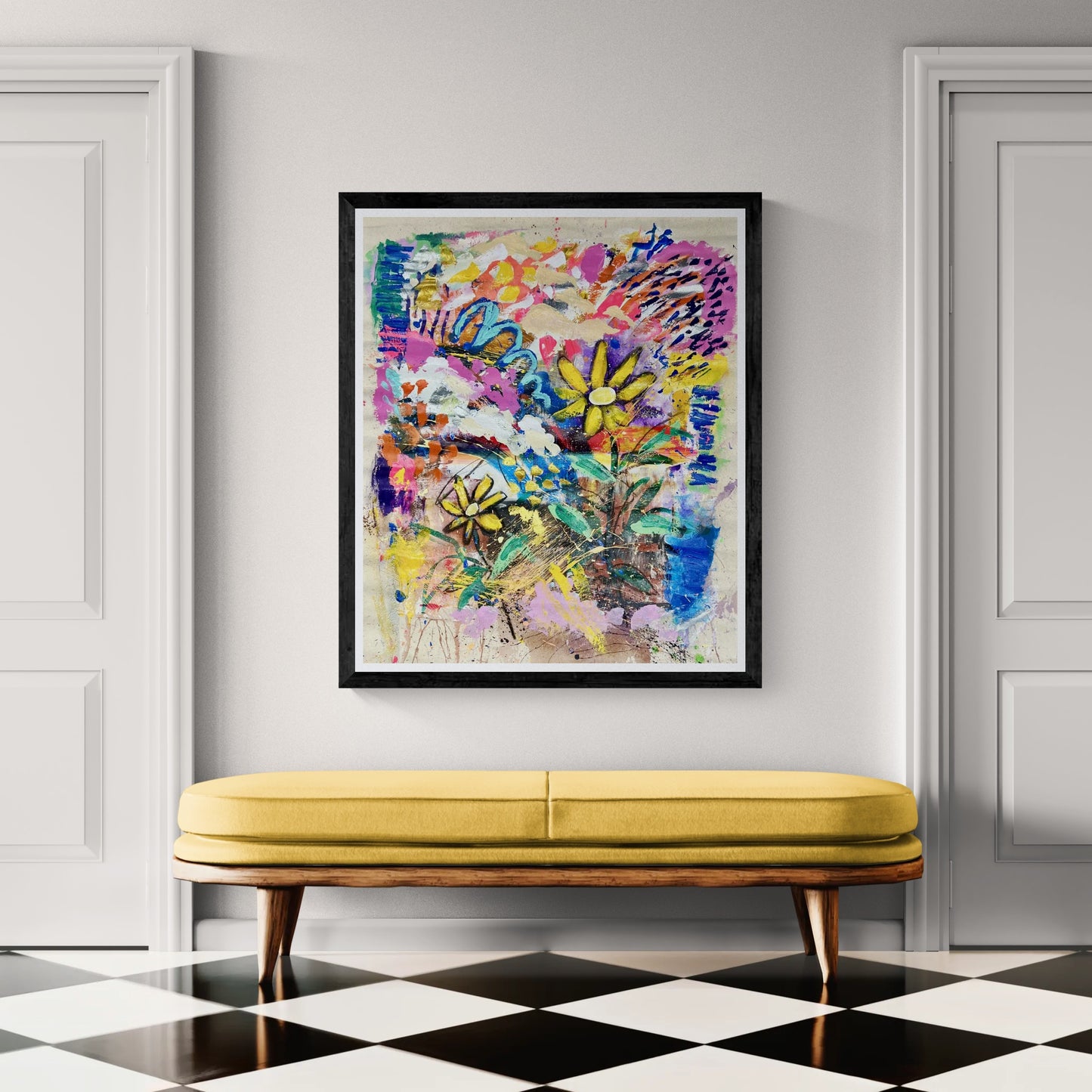 Amazing and Free / Sunflower Abstract / Wednesday Refresh / February 2026