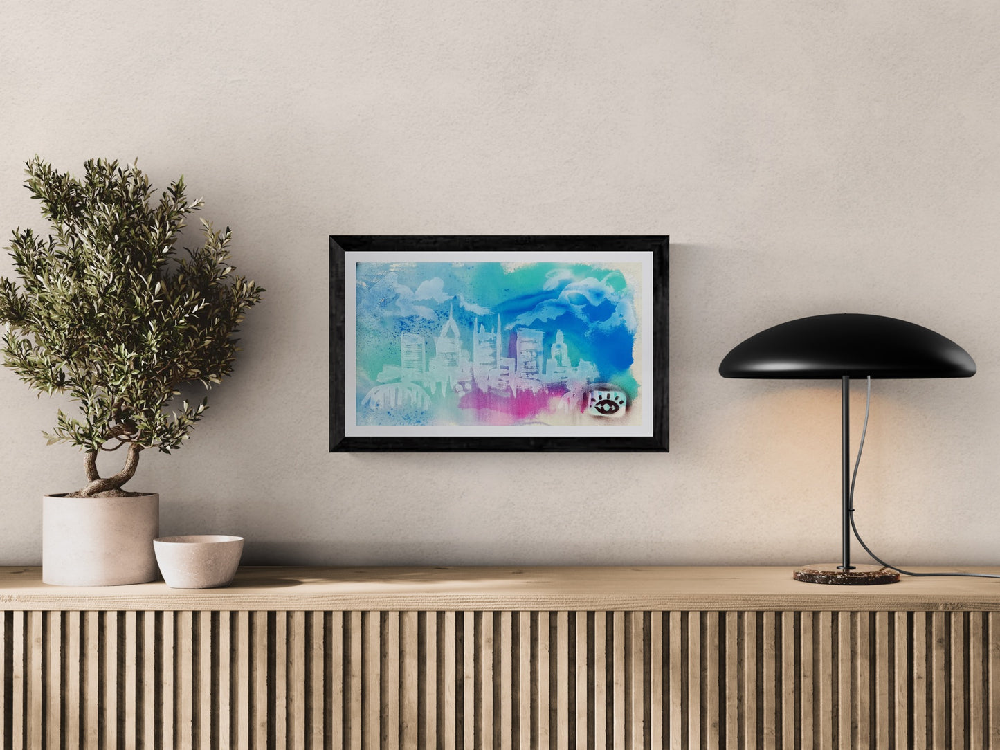 One Day at a Time / Color Wash Minimalist Skyline / Wednesday Refresh / February 2026