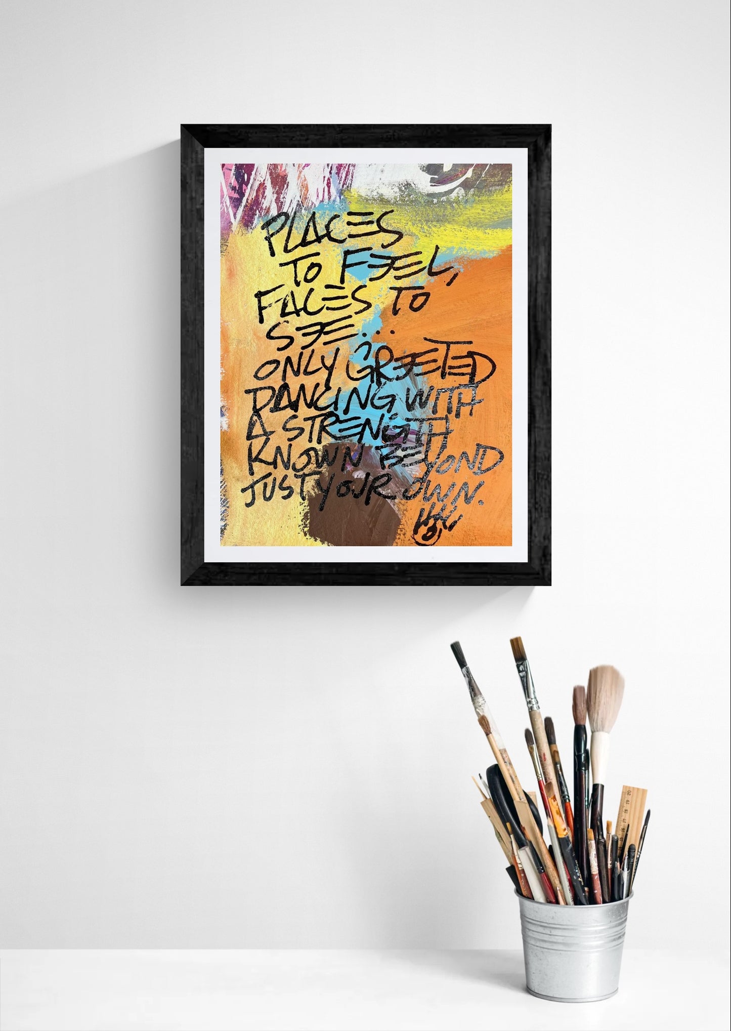 Dancing With Strength / Gold & Orange Mantra / March 2026