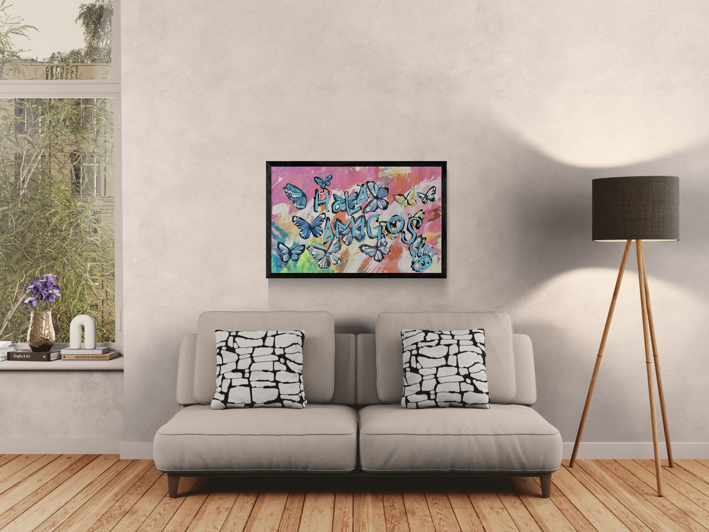 Hola Amigos / Butterfly Abstract / April 2026