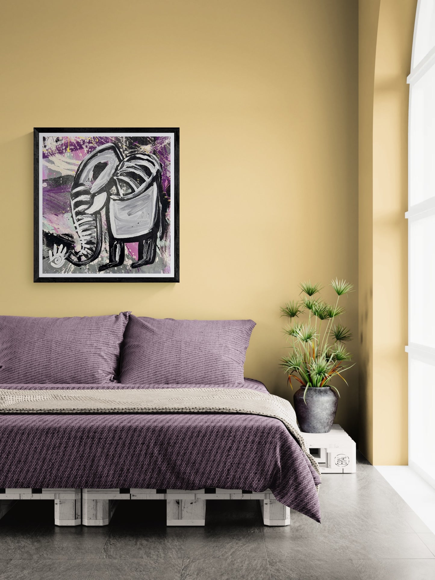 Small Steps Are Play / Abstract Cave Elephant / June 2026