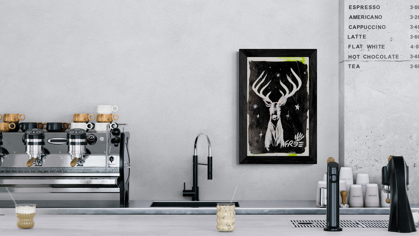 Beautiful and Free / Black & White Stag / Wednesday Refresh / September 2025