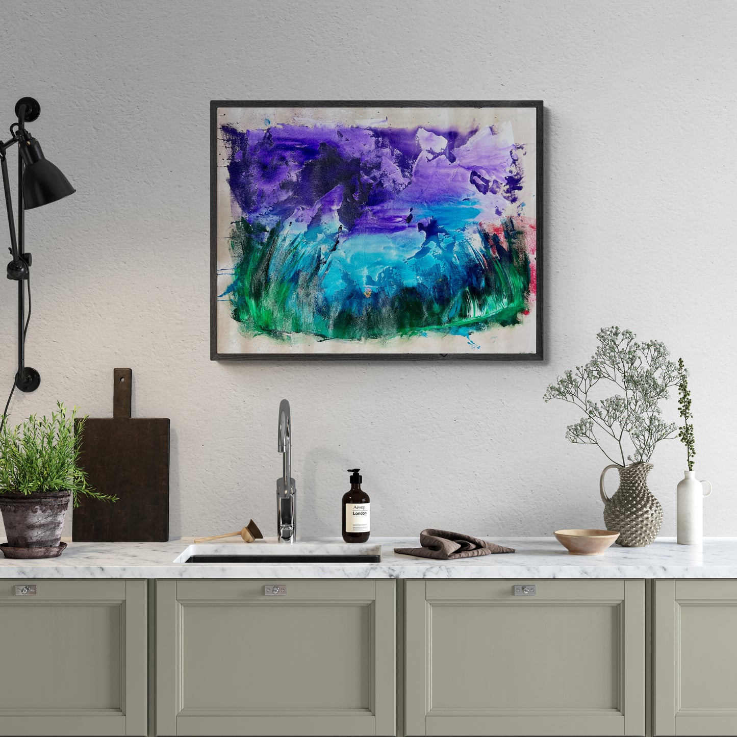 Fall in Love with Being Alive / Evening Sky Floral / August 2024