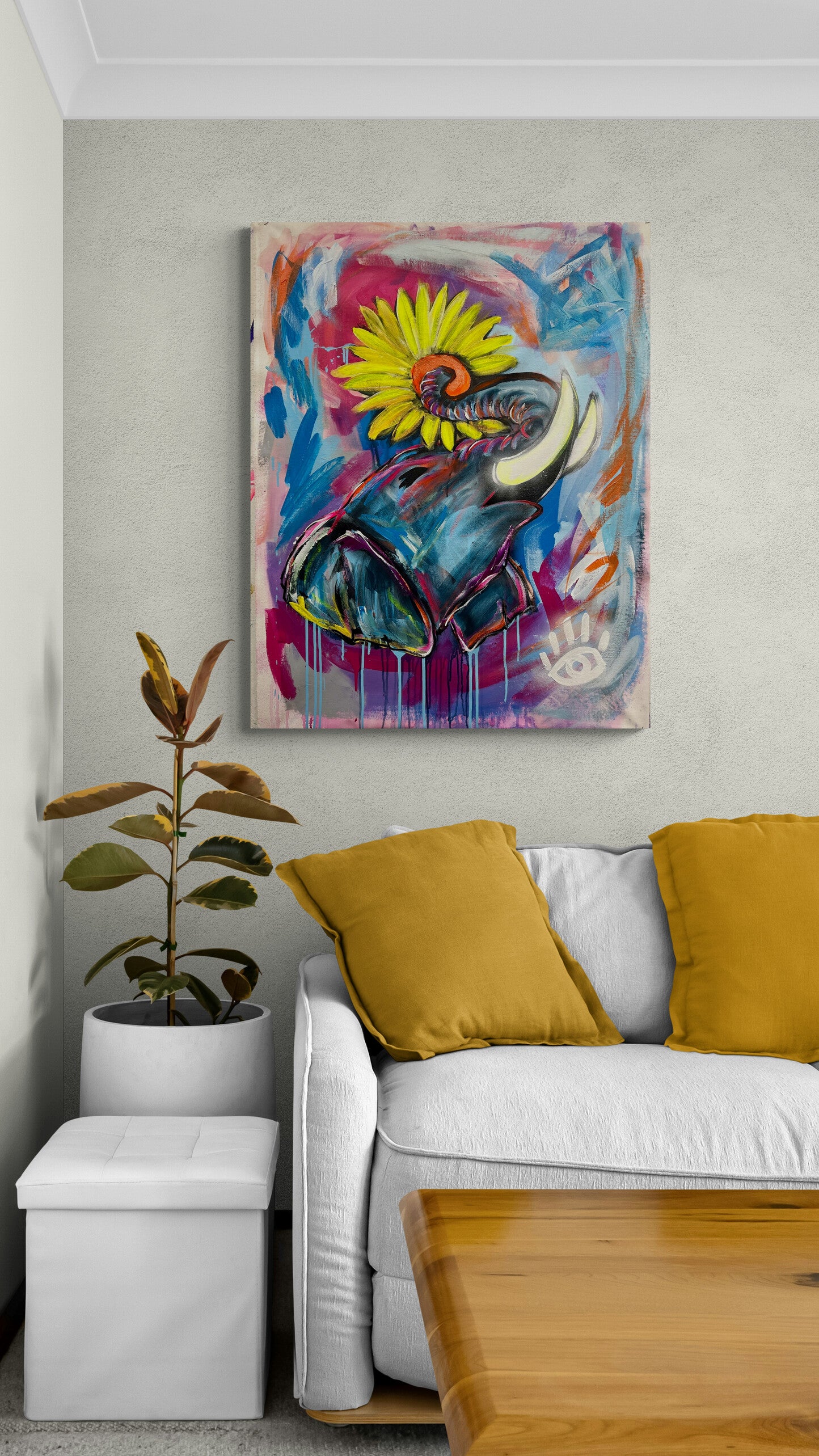 Heart of Gold / Sunflower Elephant / April 2024