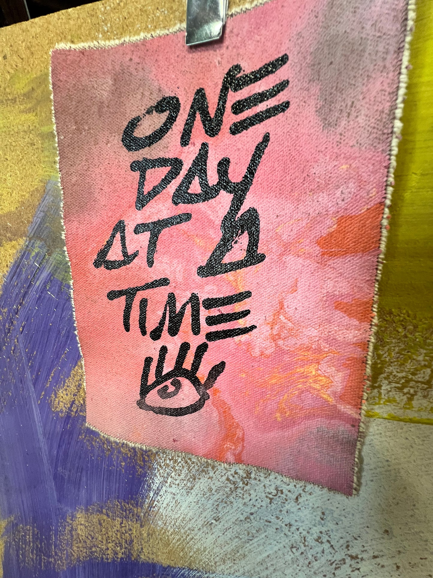 Small Steps & One Day at a Time / Pink, Coral & Mauve / Collection of 2 / April 2026
