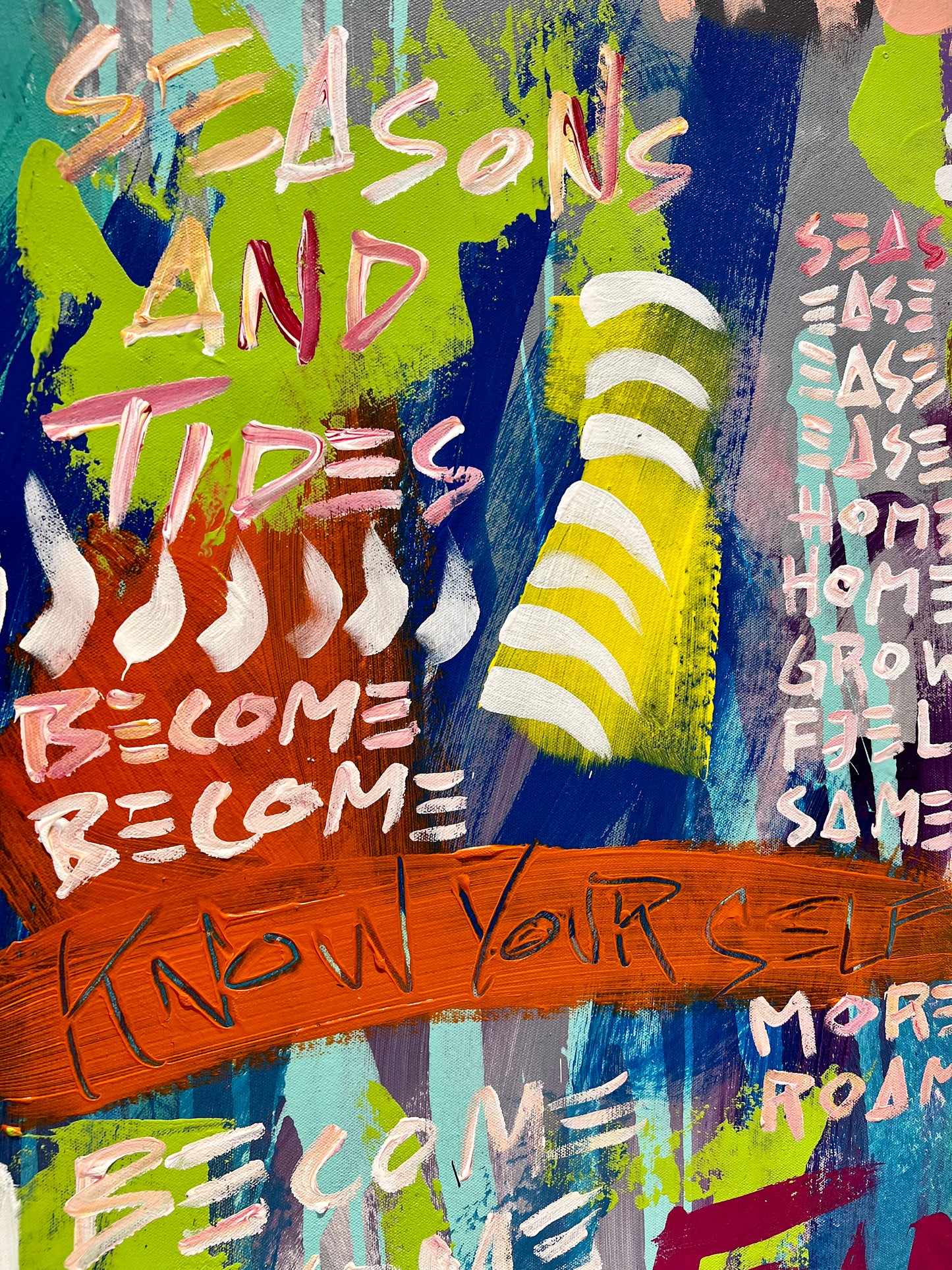 Find the Lessons / abstract mantra / August 2023