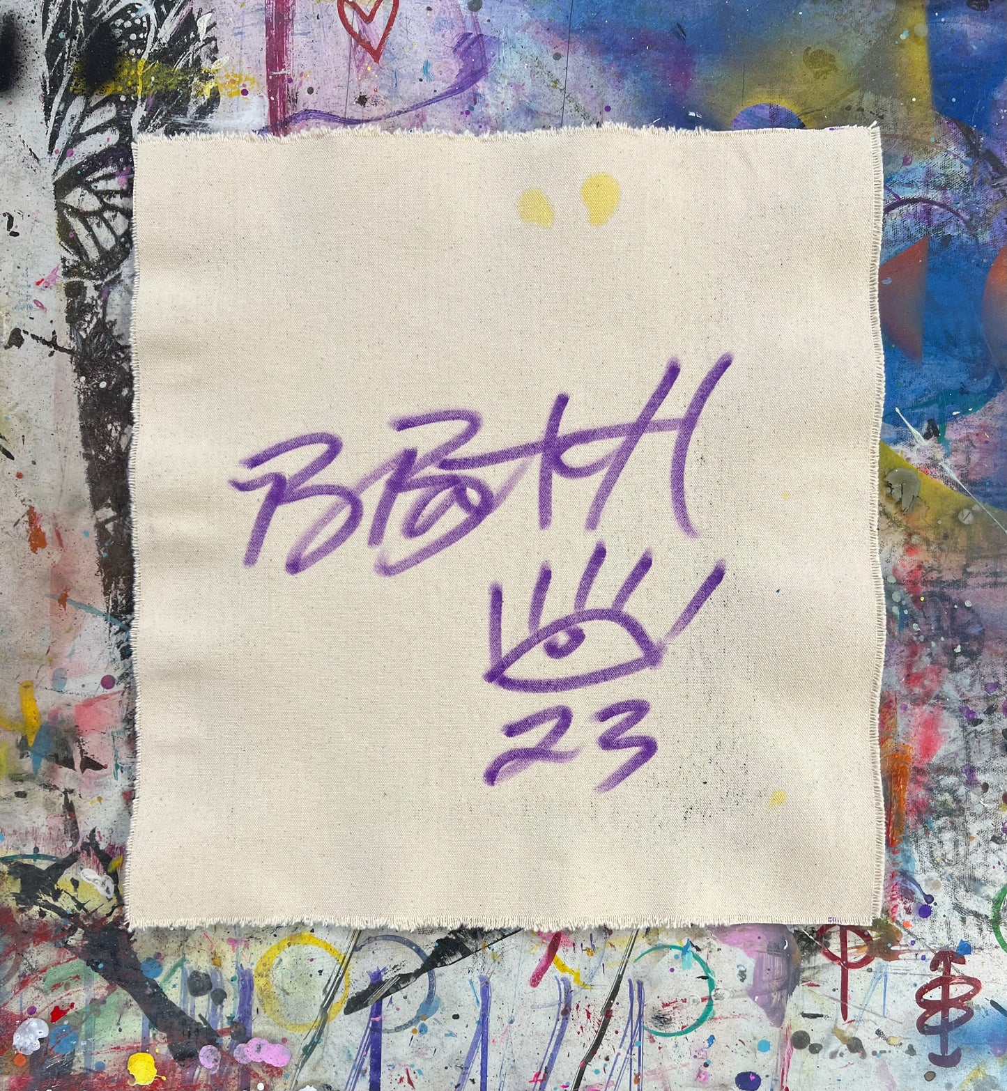Beautiful and free / yellow & black 4 / mantra / May 2023