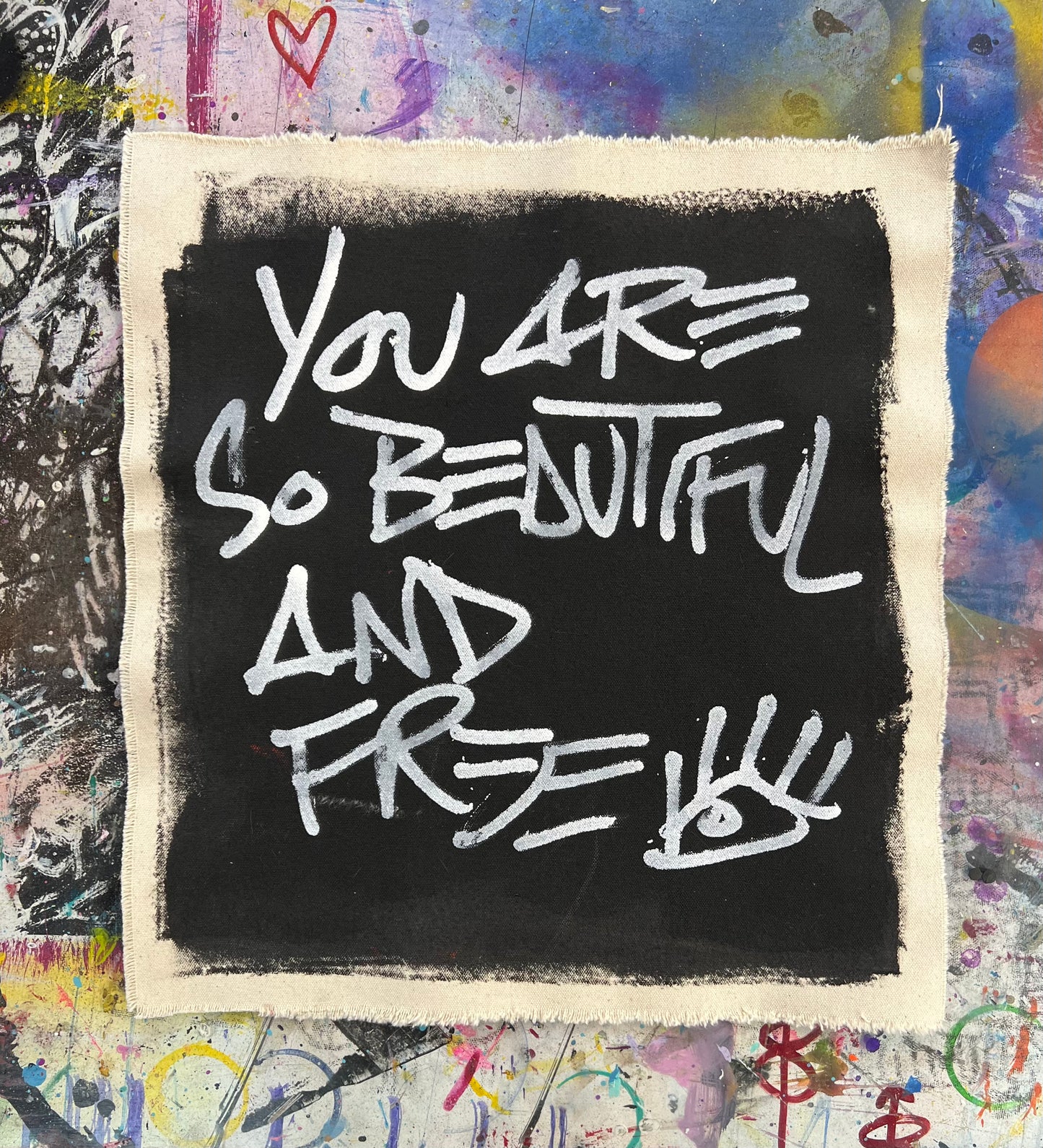 Beautiful and free / white & black 4 / mantra / May 2023