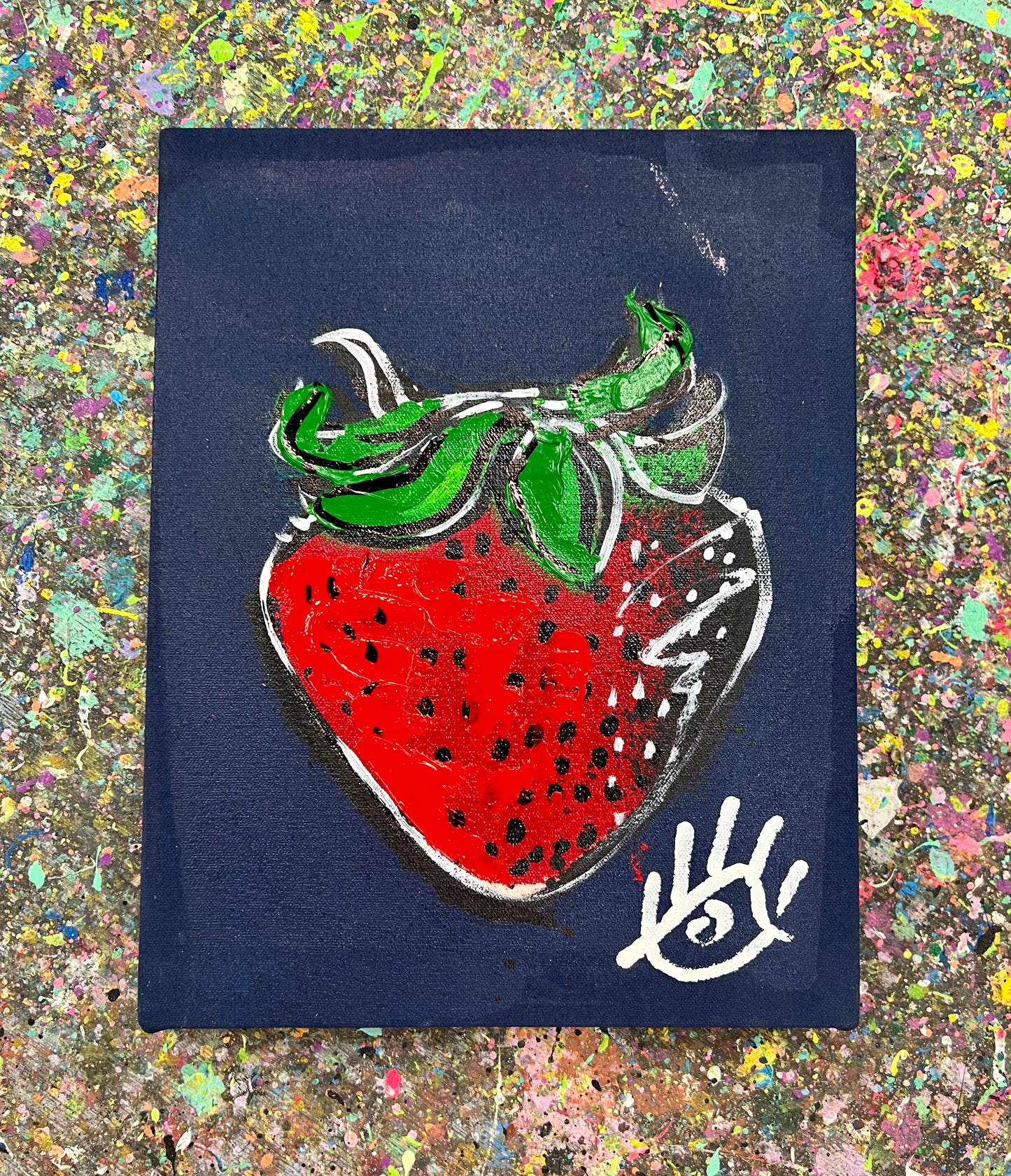 Life is Good / navy strawberry / July 2023