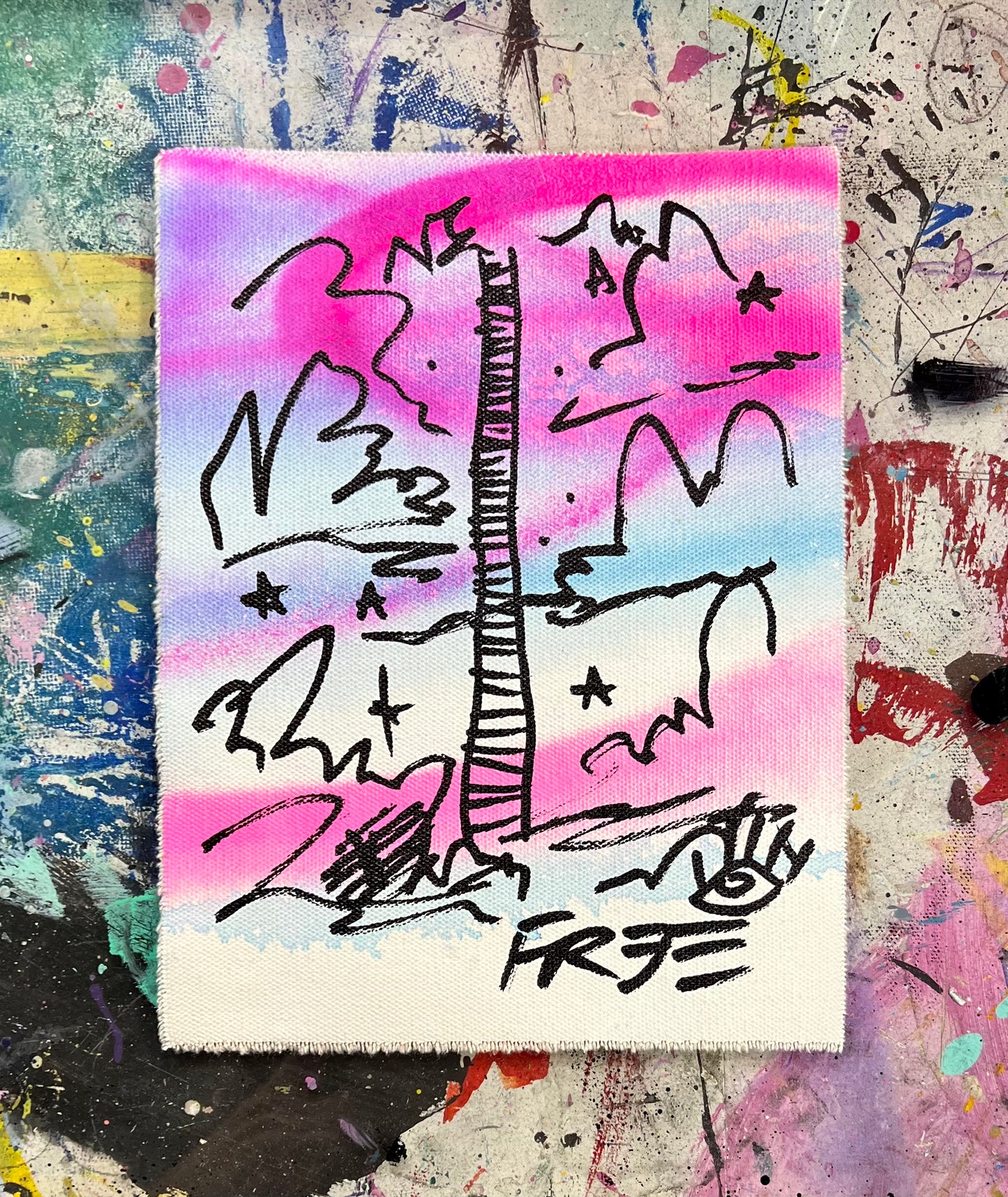 First step and straight on til morning sketch / Colorwash pocket art / August 2023