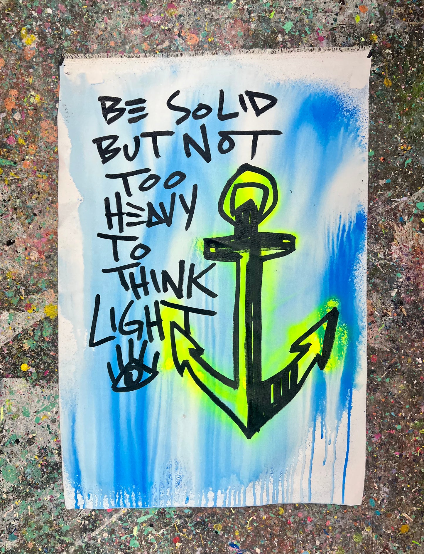 Not too heavy to think light / Anchor / July 2023