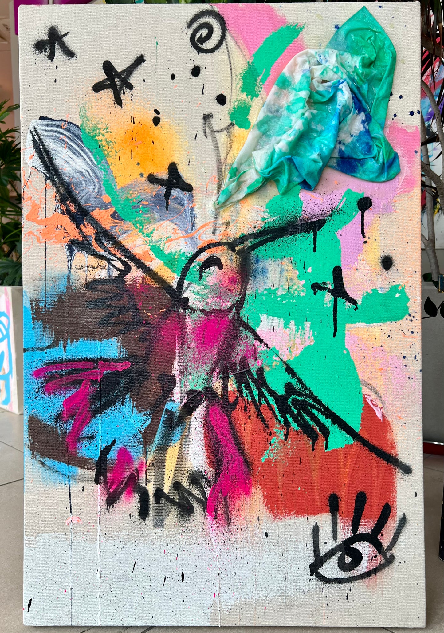 Nectar Mind / hummingbird collage / July 2023