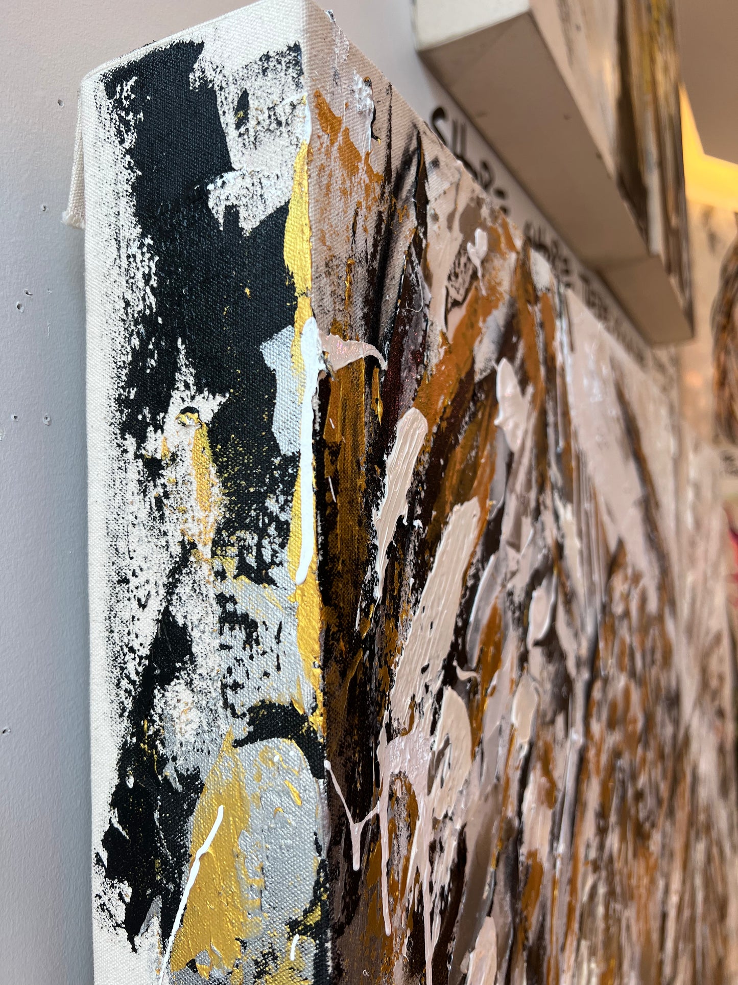 Movement as Reflection / Metallic Owl Diptych / Big Dog Coffee