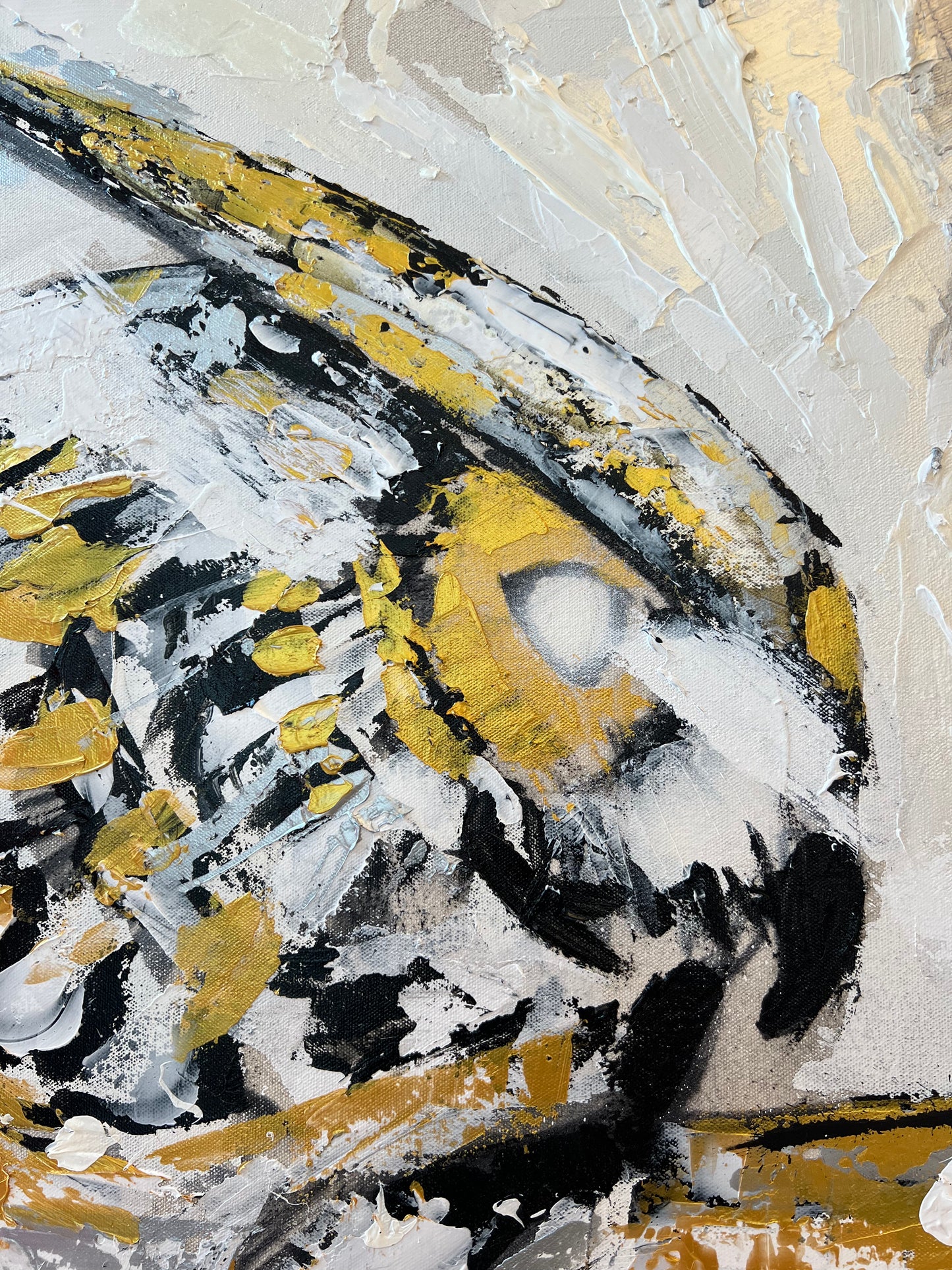 Movement as Reflection / Metallic Owl Diptych / Big Dog Coffee