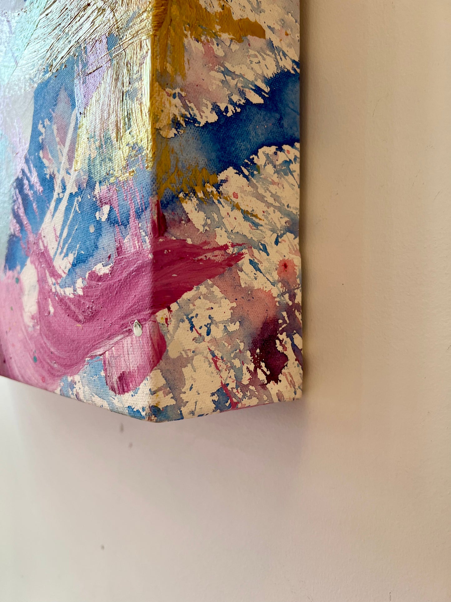 Pastel Swirl / metallic abstract no. 2 / July 2023