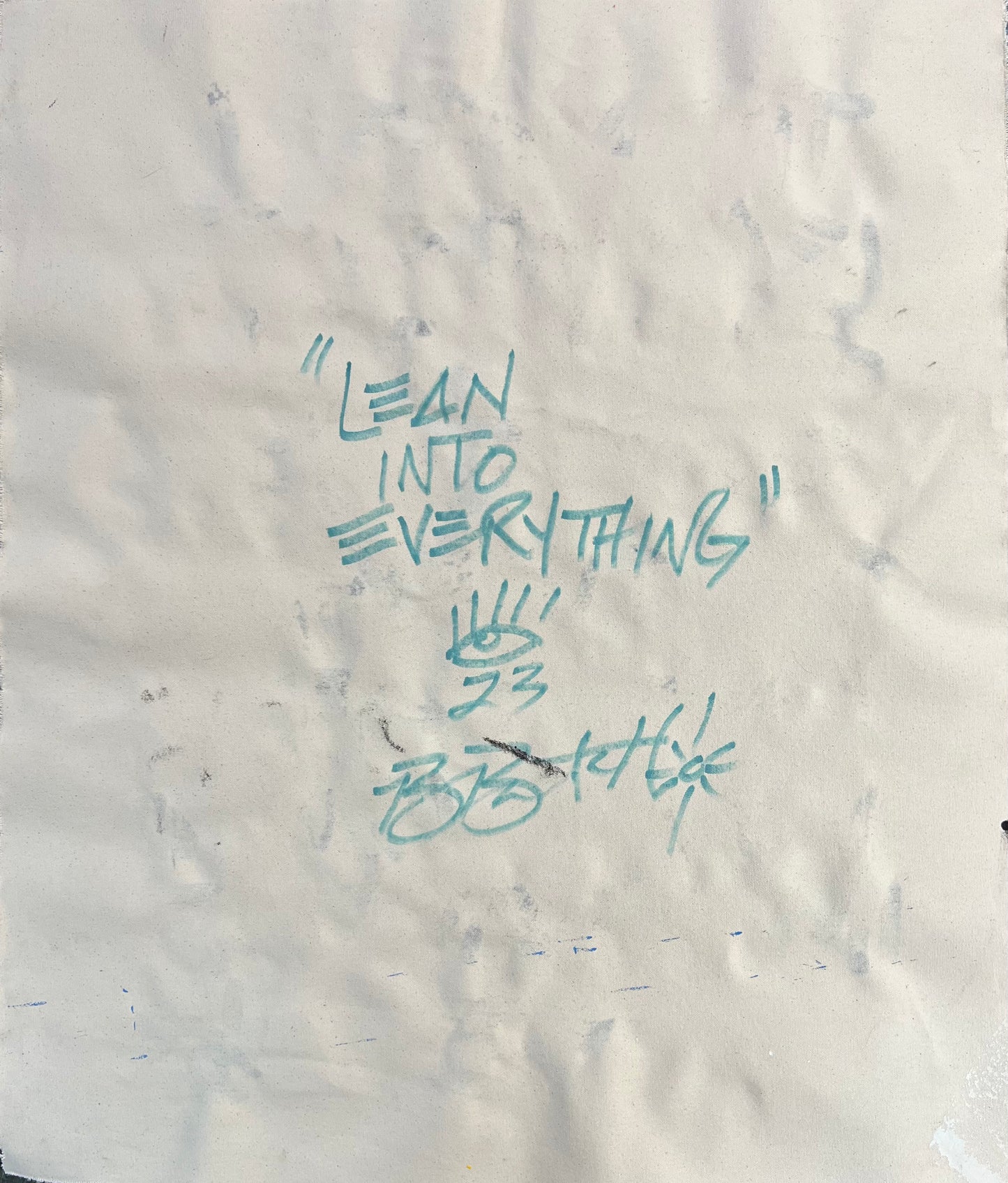 Lean into Life / mantra / May 2023