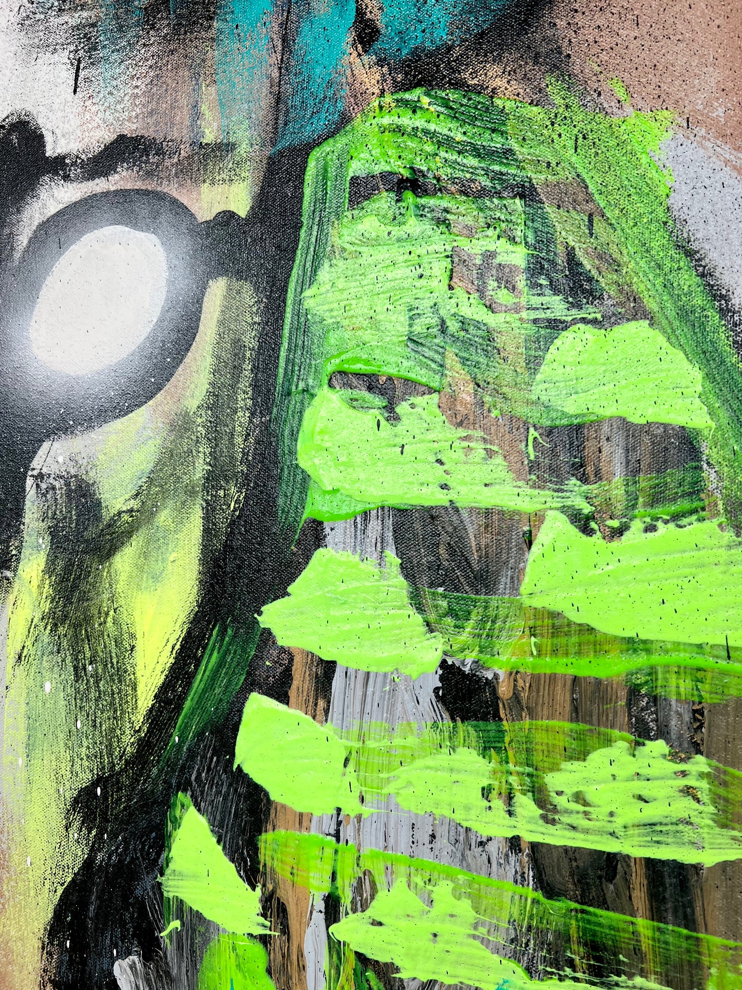 Amazing Things / green+purple lion / July 2023