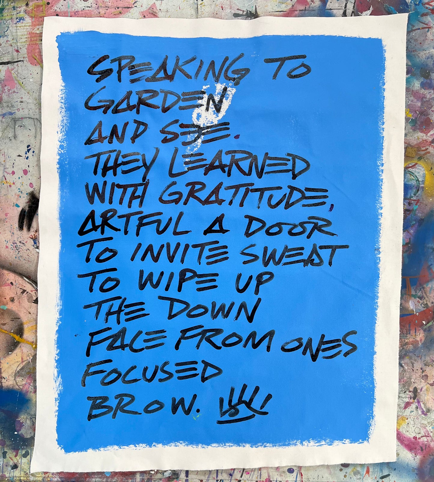 Speaking to Garden / mantra / May 2023