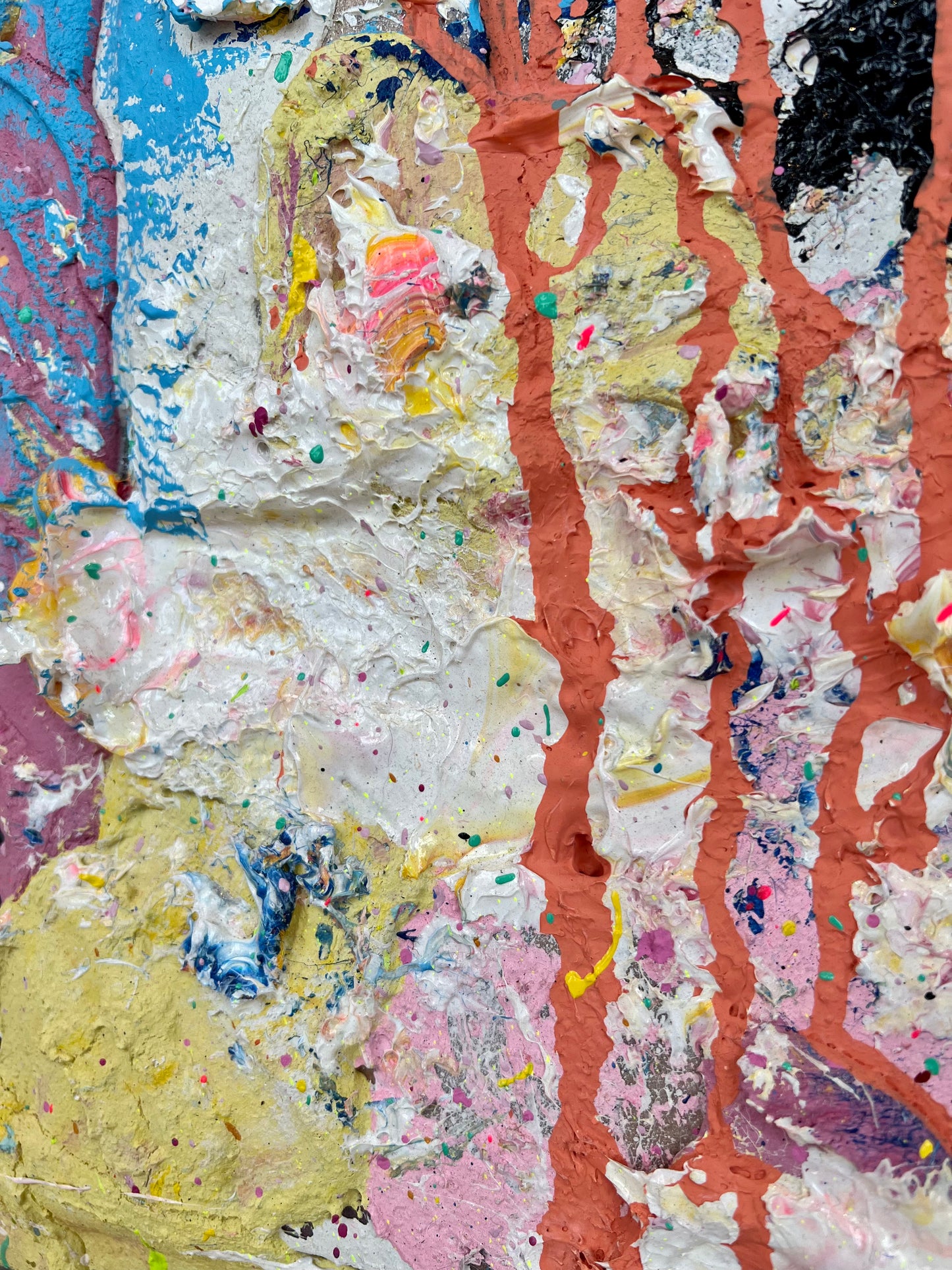 Textured Forms / abstract collage / July 2023
