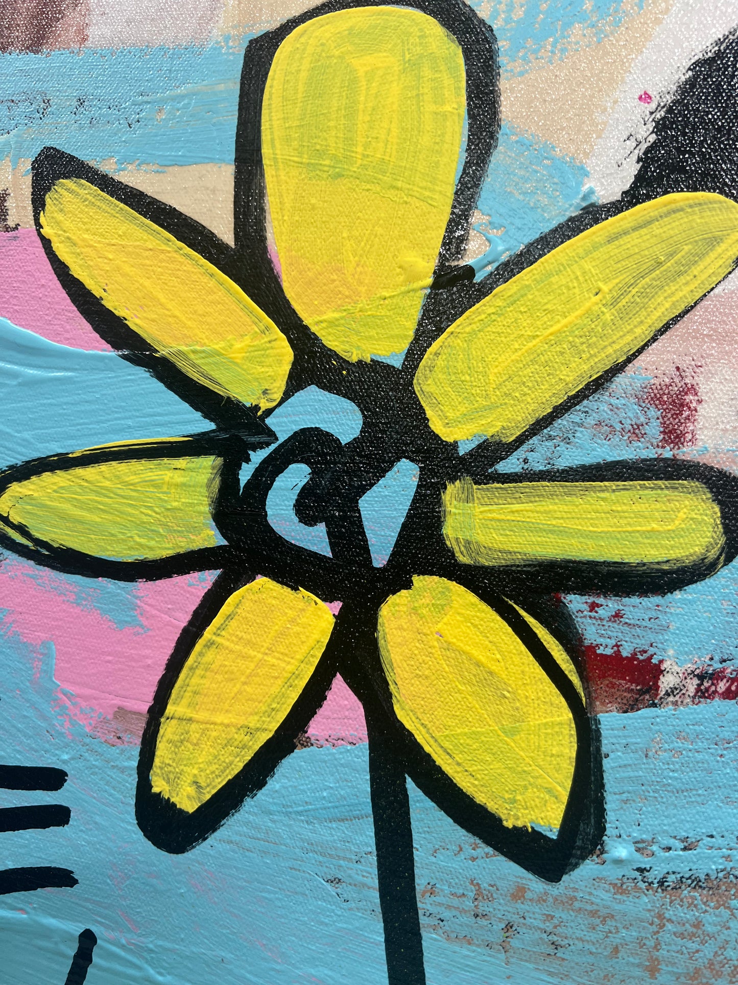 Make it easy / Floral sketch abstract/ July 2023