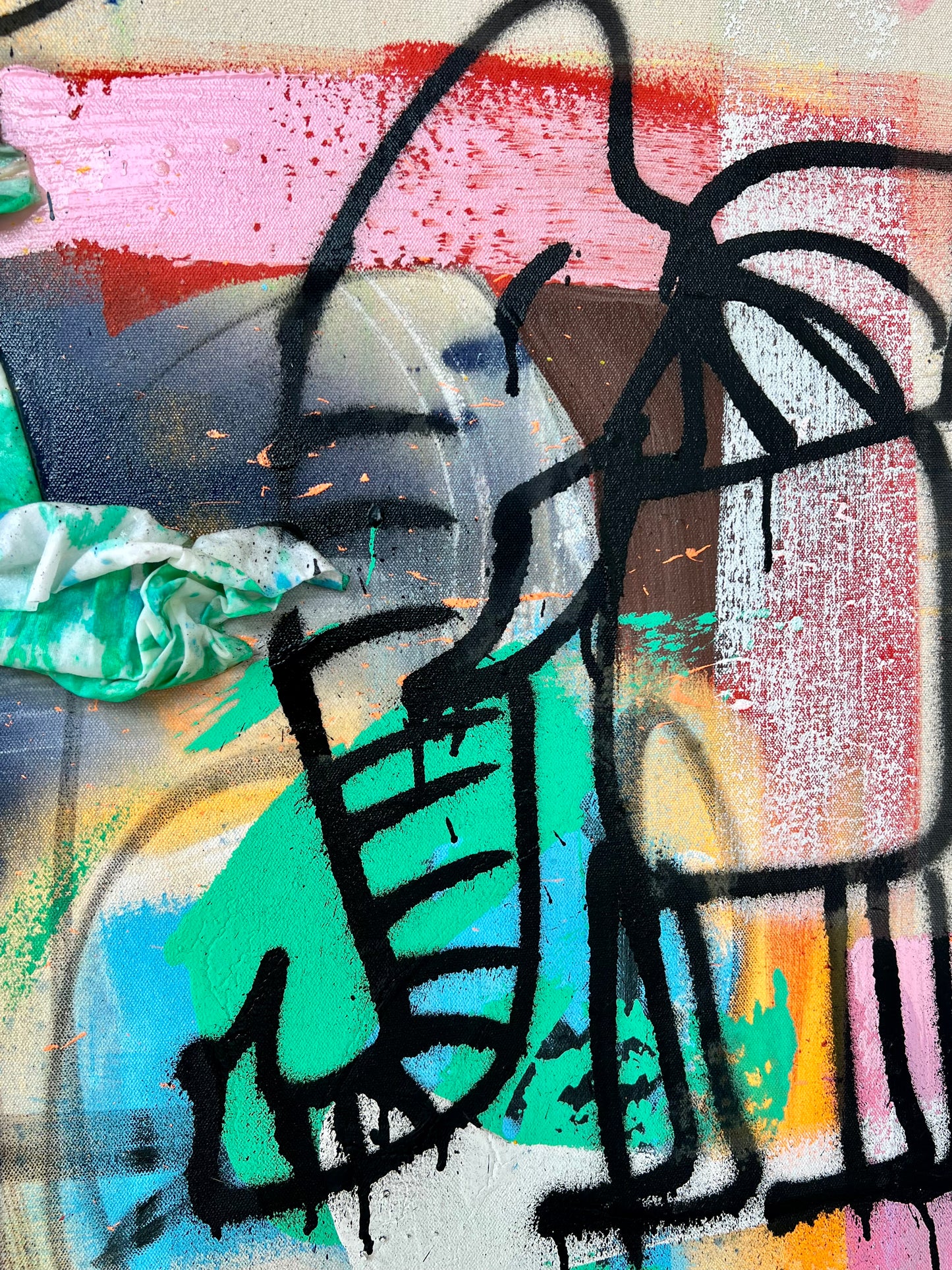 Green house passed it / cave elephant collage / July 2023