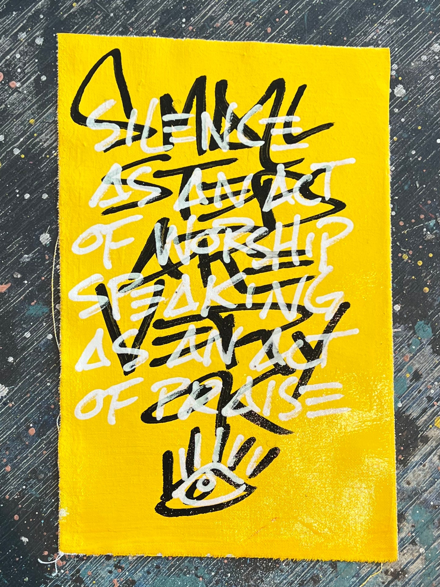 Small Steps+Silence as Worship / mantra / July 2023