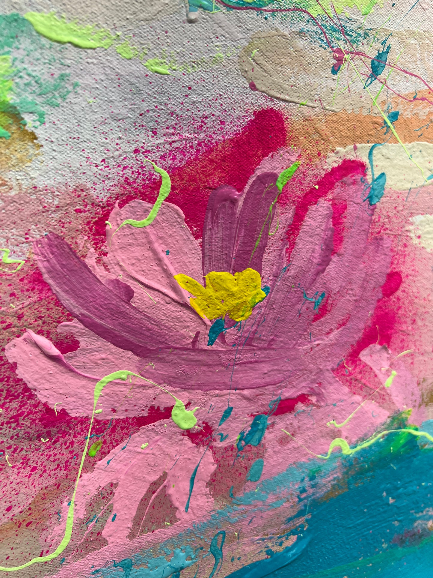 Lotus like heart / Abstract Lotus Garden / July 2023