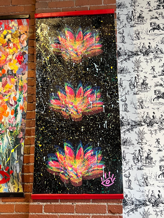 Triple Lotus Print / DeFer Strip District