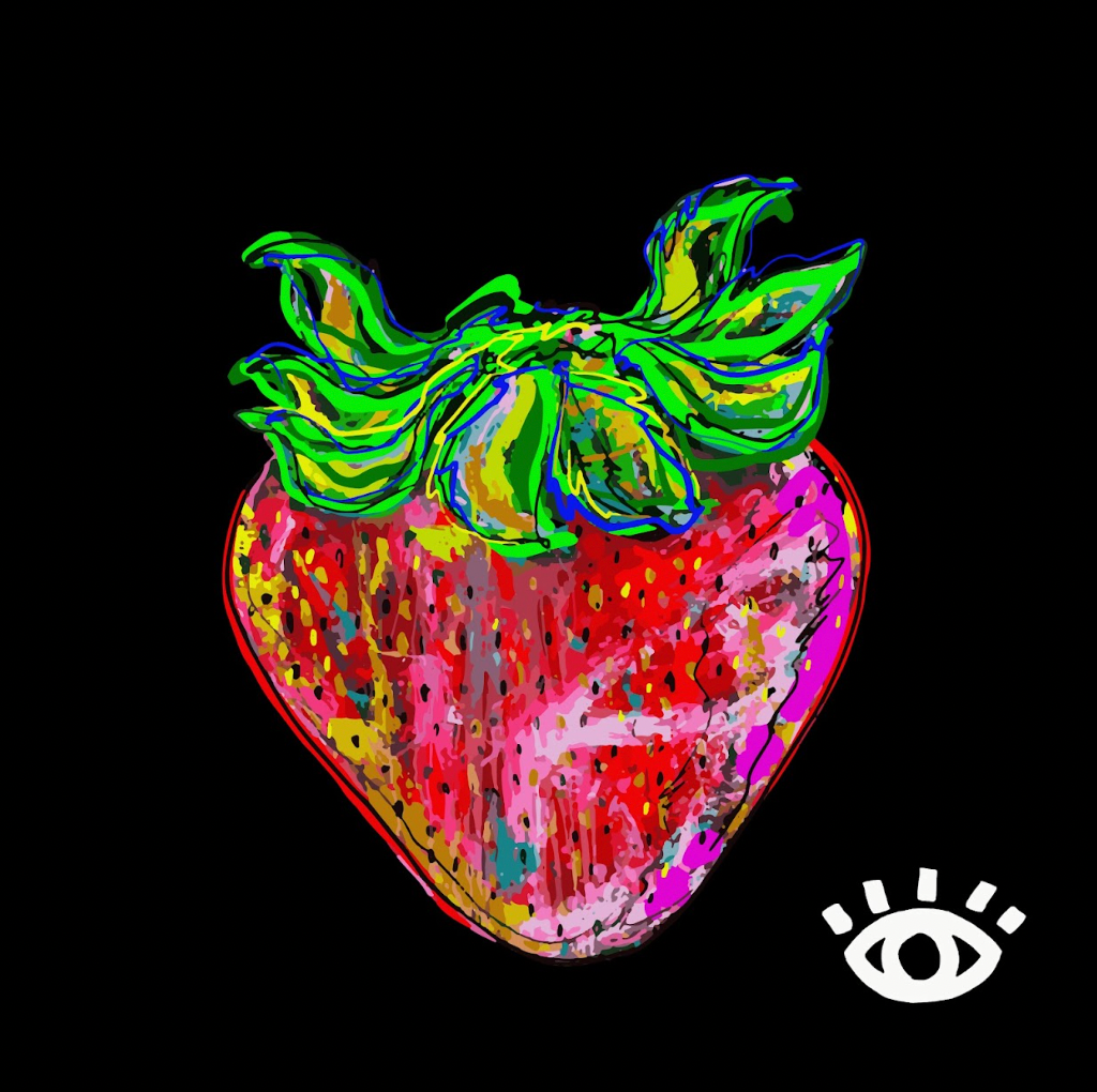 PRINT: Life Is Good Strawberry