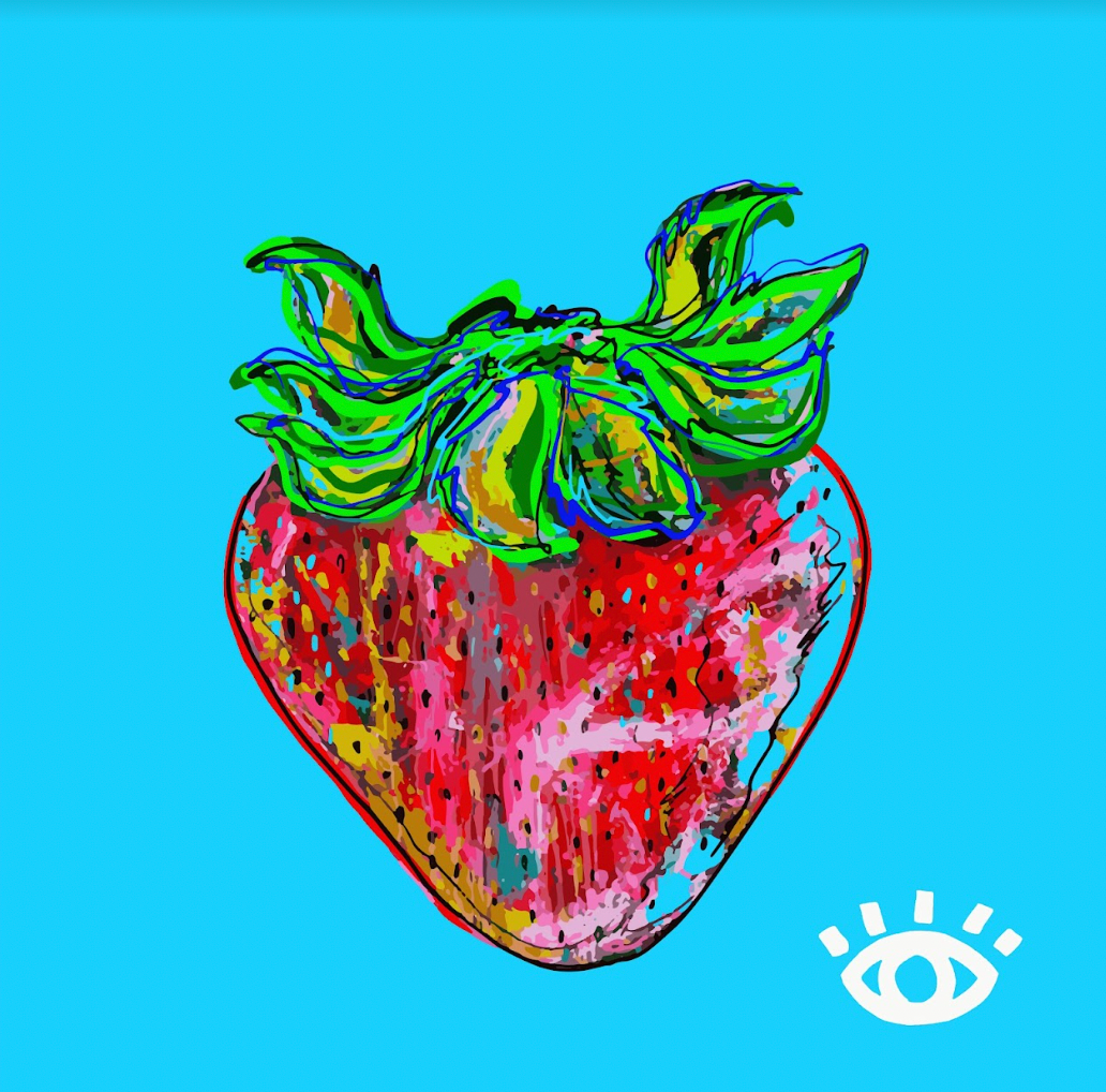 PRINT: Life Is Good Strawberry