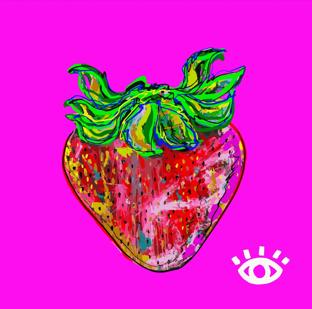 PRINT: Life Is Good Strawberry