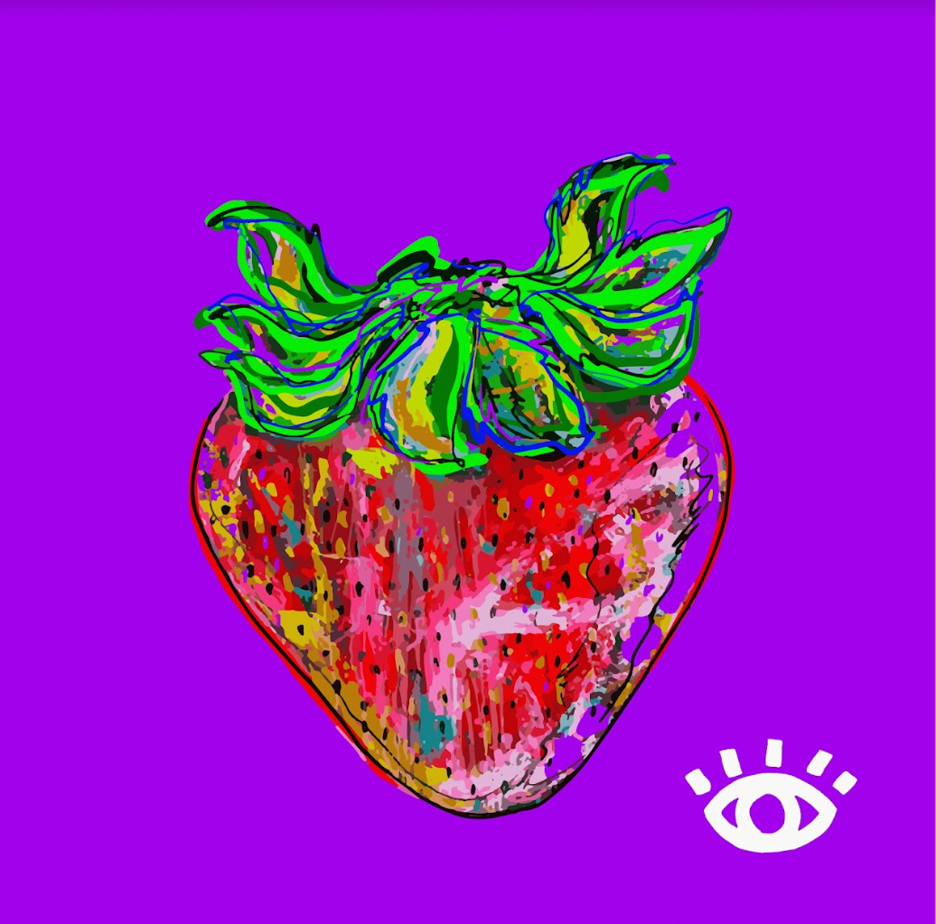 PRINT: Life Is Good Strawberry
