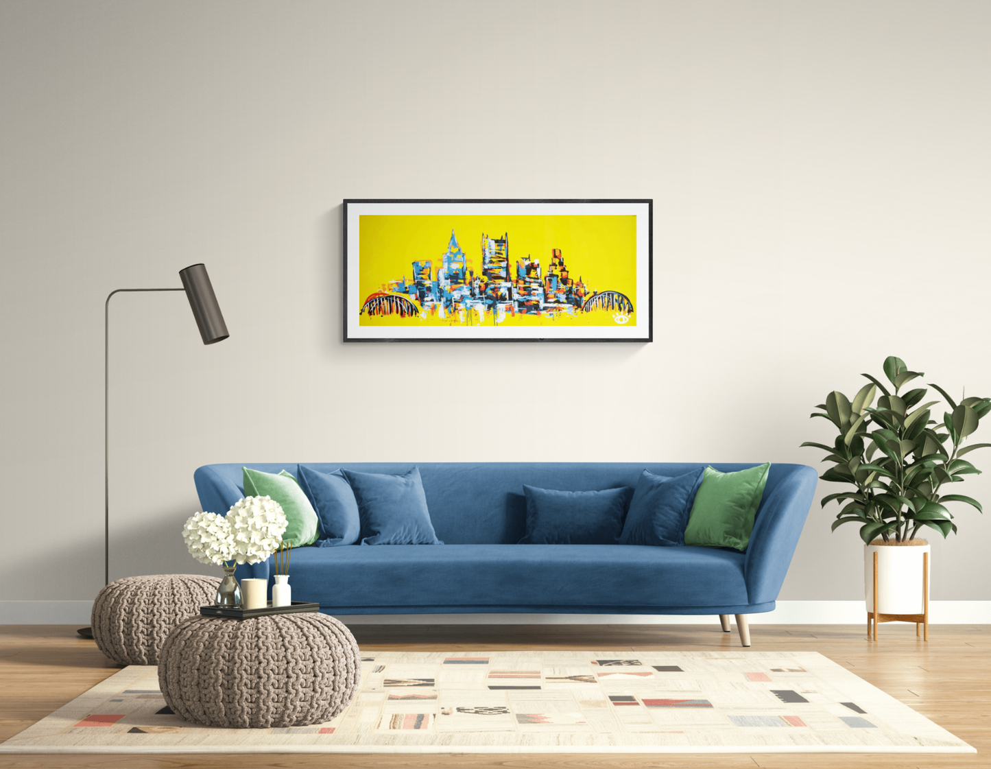 PRINT: Color block Skyline / September 2022