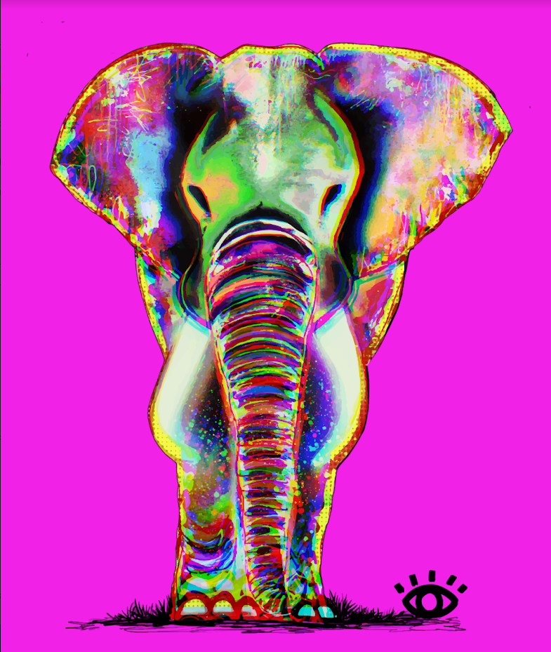 PRINT: Cosmic Elephant