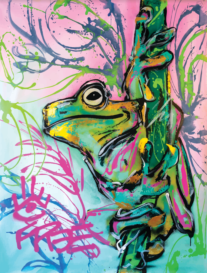 PRINT: Be On Purpose / Frog