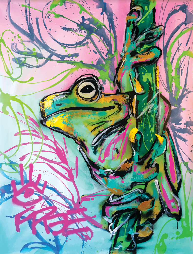 PRINT: Be On Purpose /  Frog