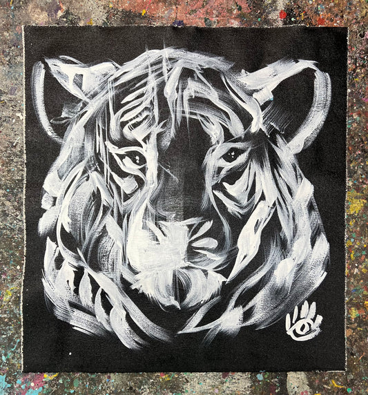 Tiger / Black & White Sketch / January 2025